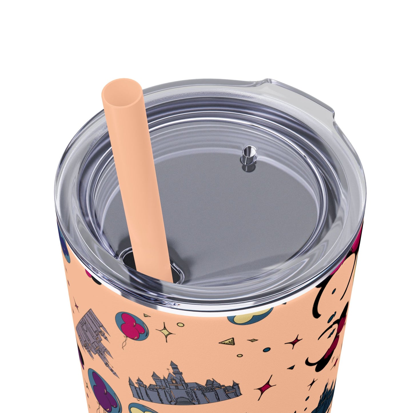 Disneyland Whimsical 20oz Skinny Tumbler with Disney Inspired Design