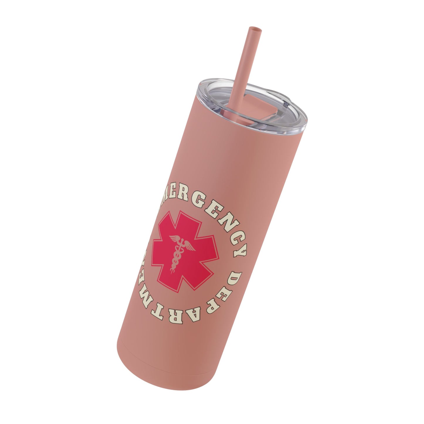 Emergency Department | EMS 20oz Skinny Tumbler - Matte Black