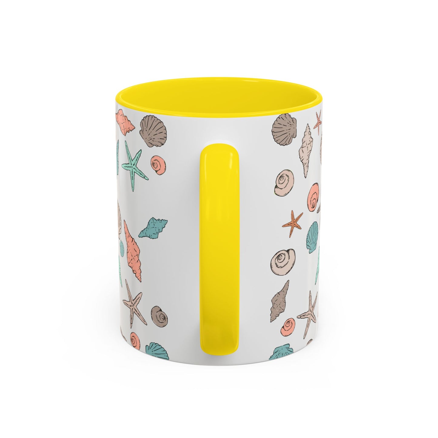 Coastal Seashell Accent Coffee Mug - 11oz & 15oz