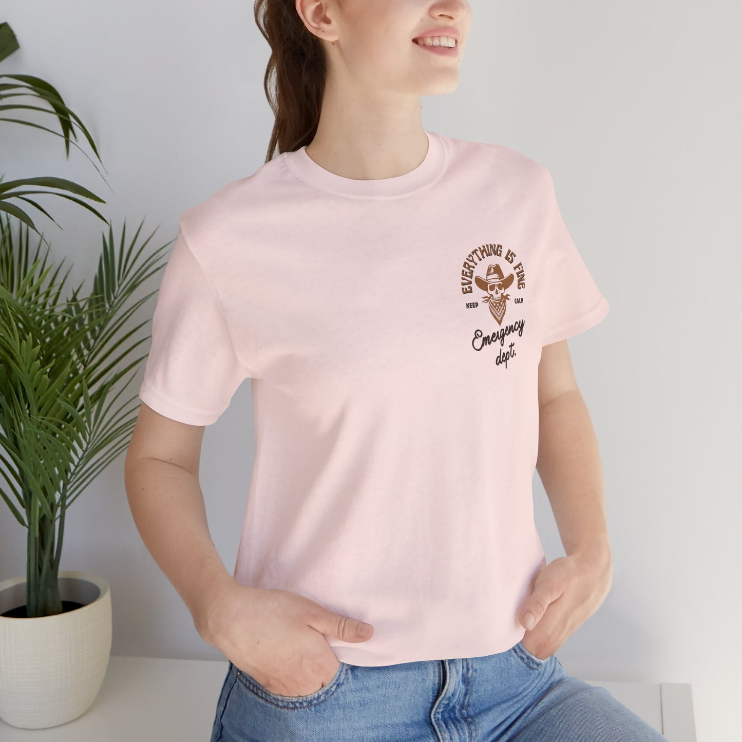 “Everything Is Fine” t Shirt| Emergency Department shirt| nurse shirt| Hospital Staff shirt| Paramedic| ED Tech|