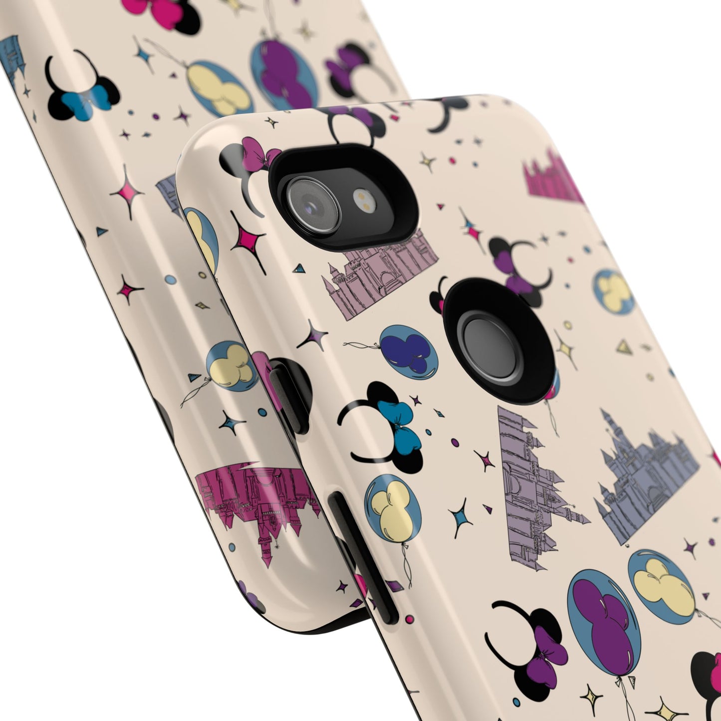 Whimsical Phone Case - Colorful Disney-Inspired Design