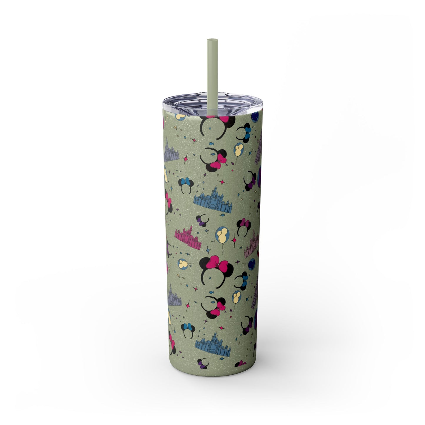 Disneyland Whimsical 20oz Skinny Tumbler with Disney Inspired Design