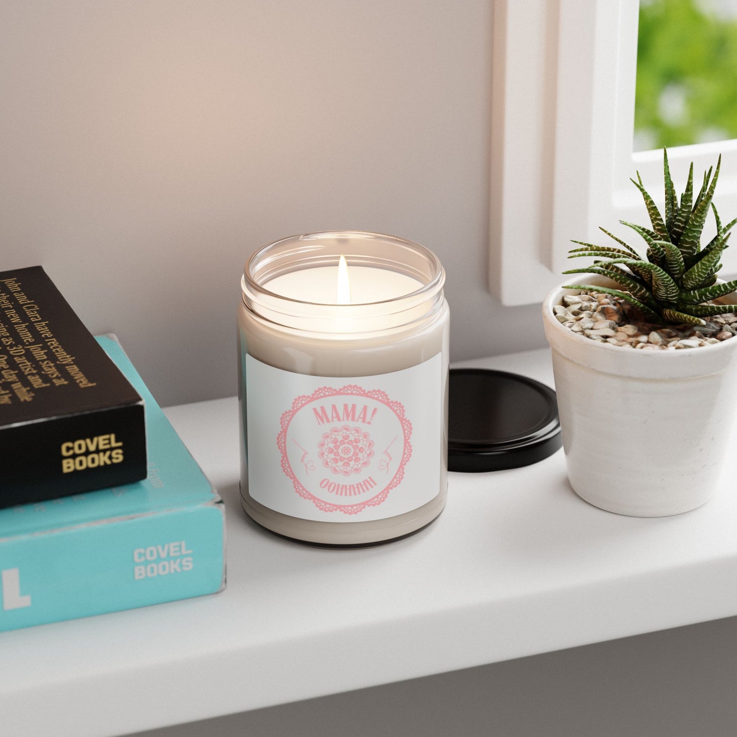 Scented Soy Candle for Mom – 9oz Aromatherapy Candle with an elegant nod to Bohemian Rhapsody Design