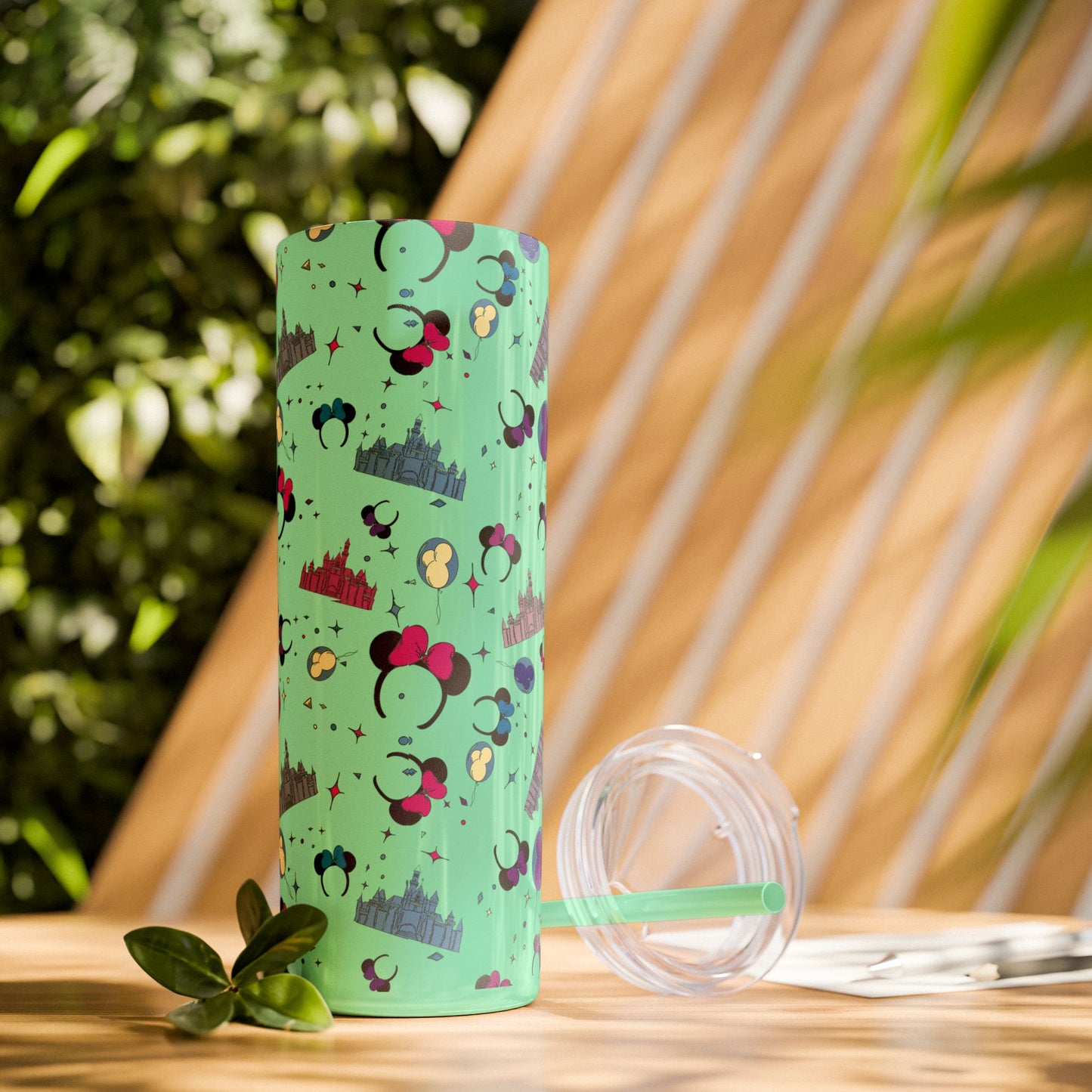Disneyland Whimsical 20oz Skinny Tumbler with Disney Inspired Design