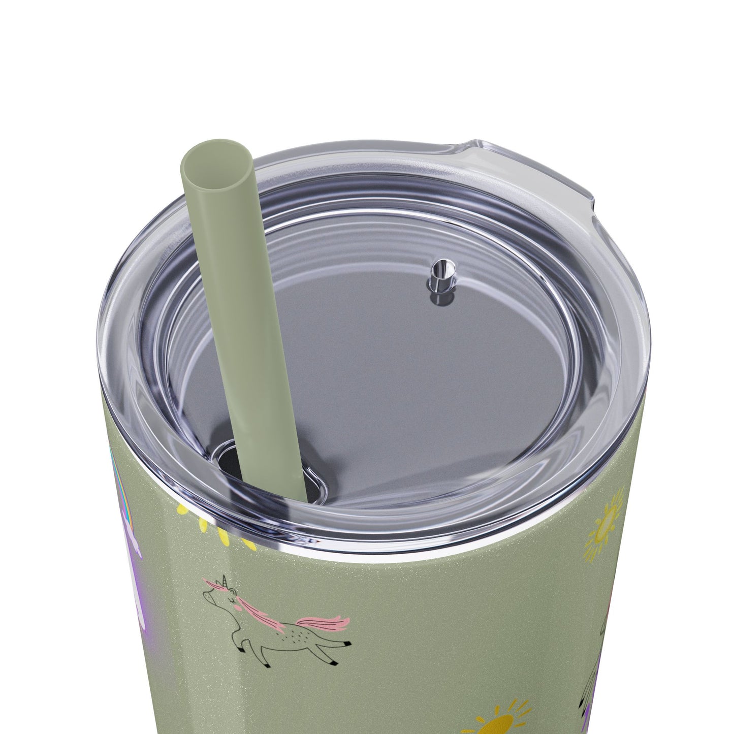 Motivational Unicorn Tumbler - 20oz "Livin' the Dream" funny gift for nurses, EMT’s, paramedics