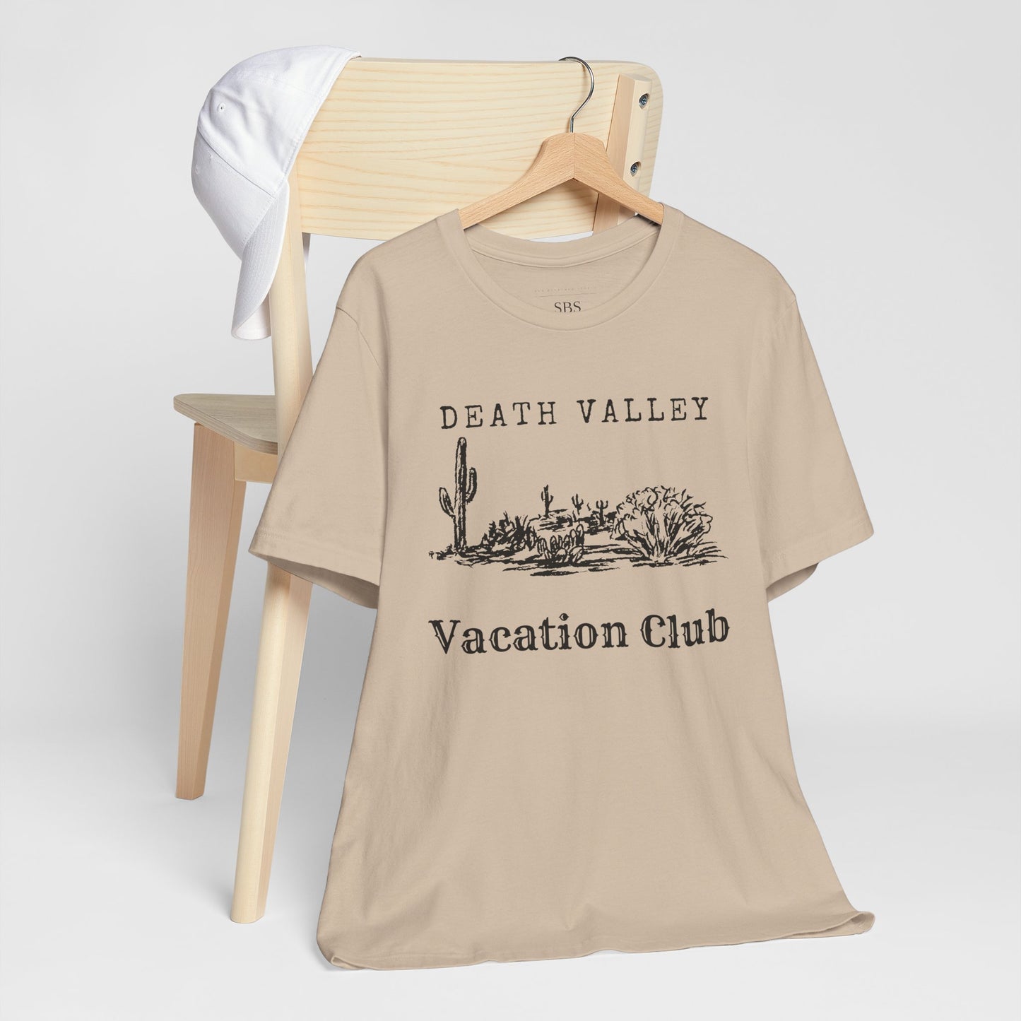 Death Valley Vacation Club Unisex Tee - Casual Cactus Graphic T-Shirt