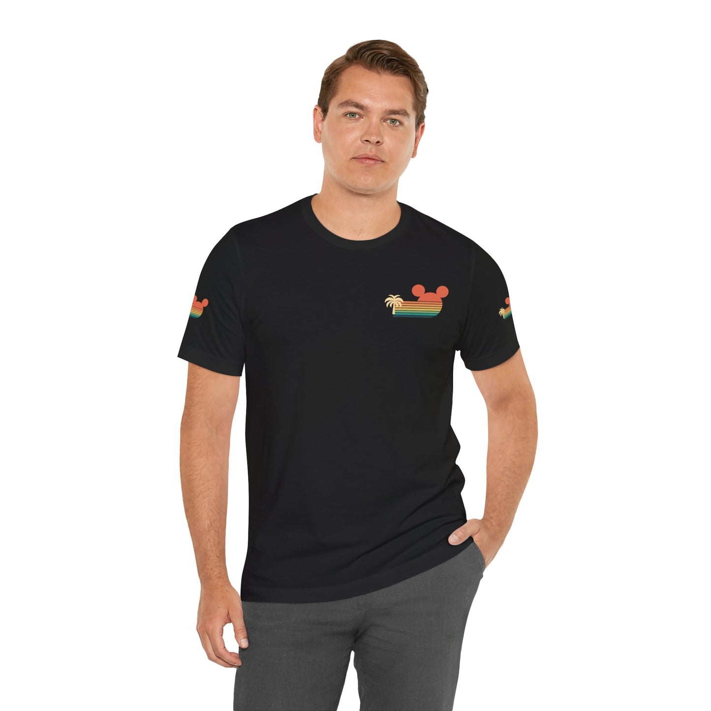Retro Mickey Mouse summertime Short Sleeve Tee - Unisex Jersey T-Shirt