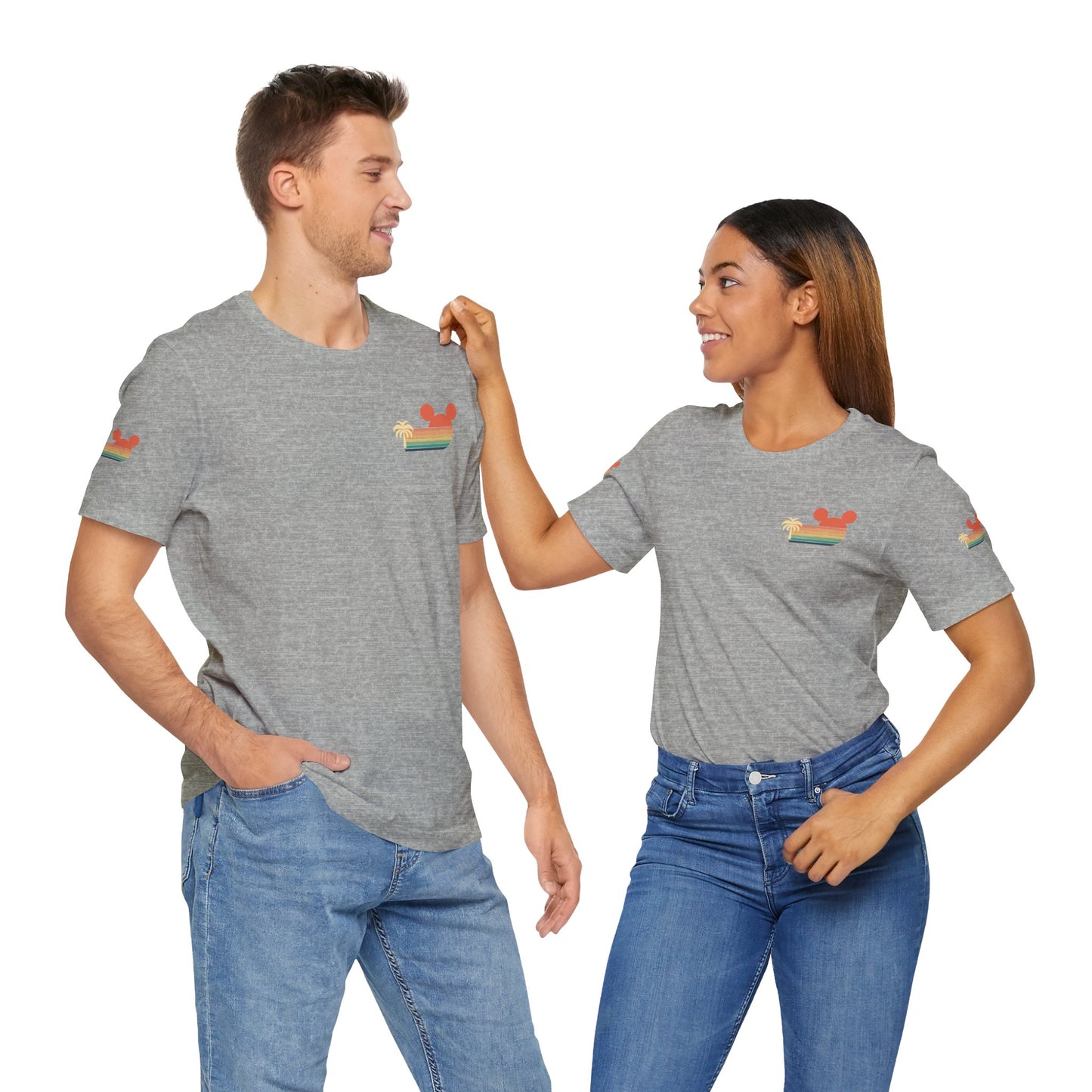 Retro Mickey Mouse summertime Short Sleeve Tee - Unisex Jersey T-Shirt