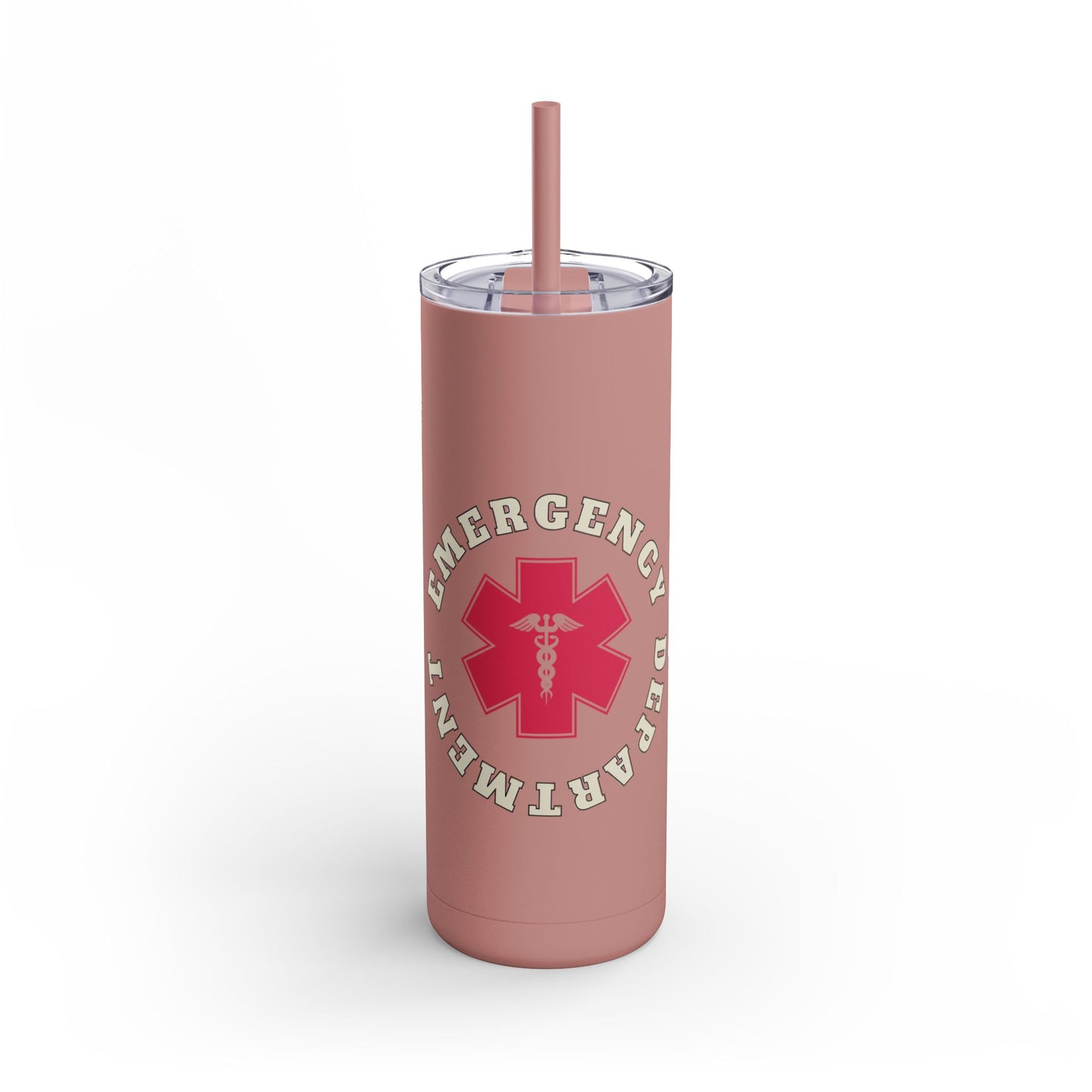 Emergency Department | EMS 20oz Skinny Tumbler - Matte Black