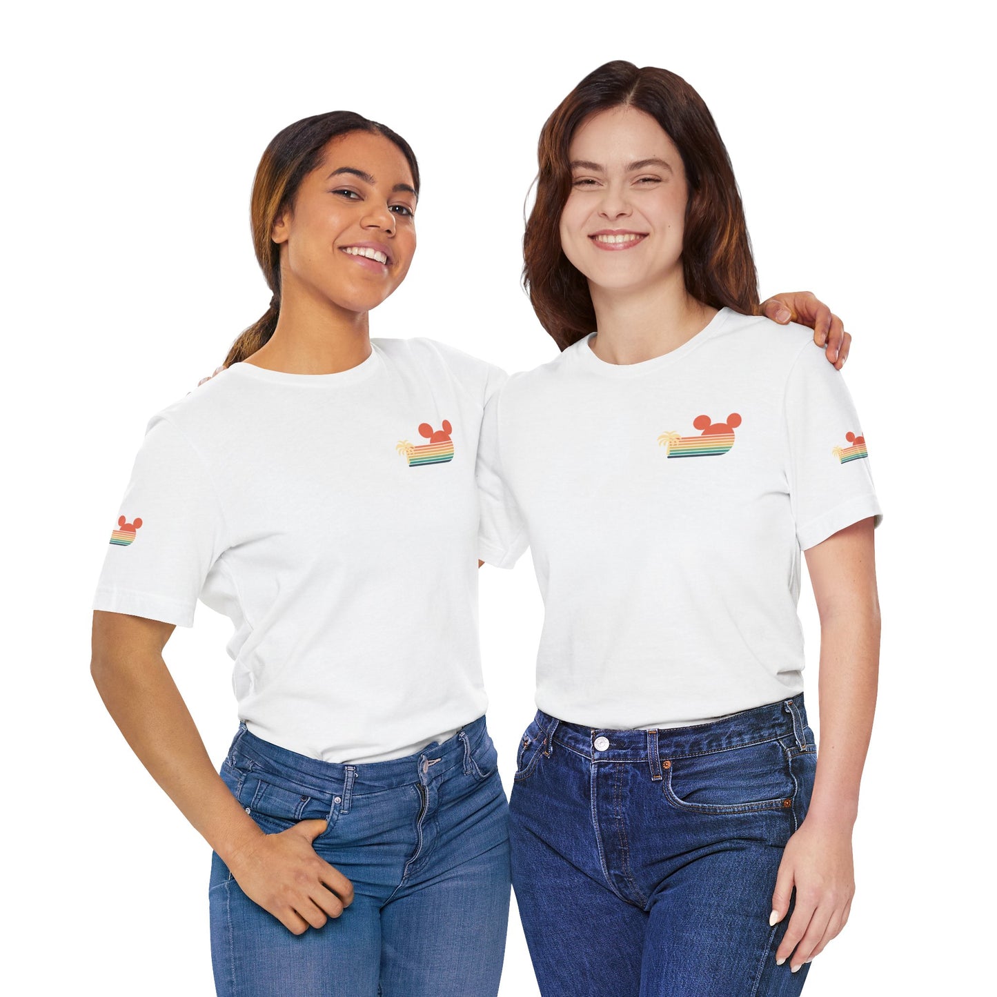 Retro Mickey Mouse summertime Short Sleeve Tee - Unisex Jersey T-Shirt