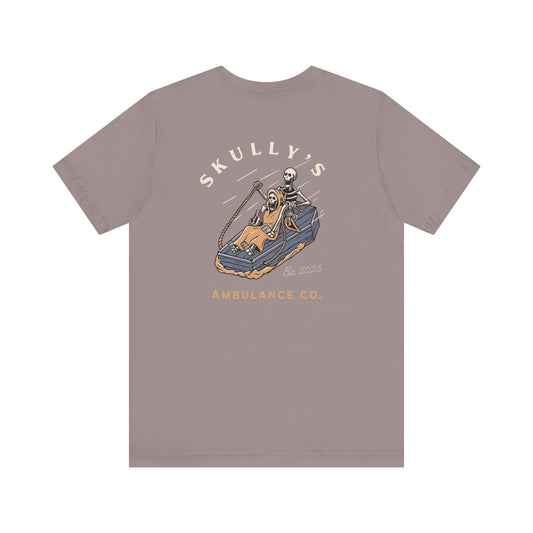Skully’s Ambulance Co.| First Responder | Paramedic tshirt | EMT | skeleton shirt