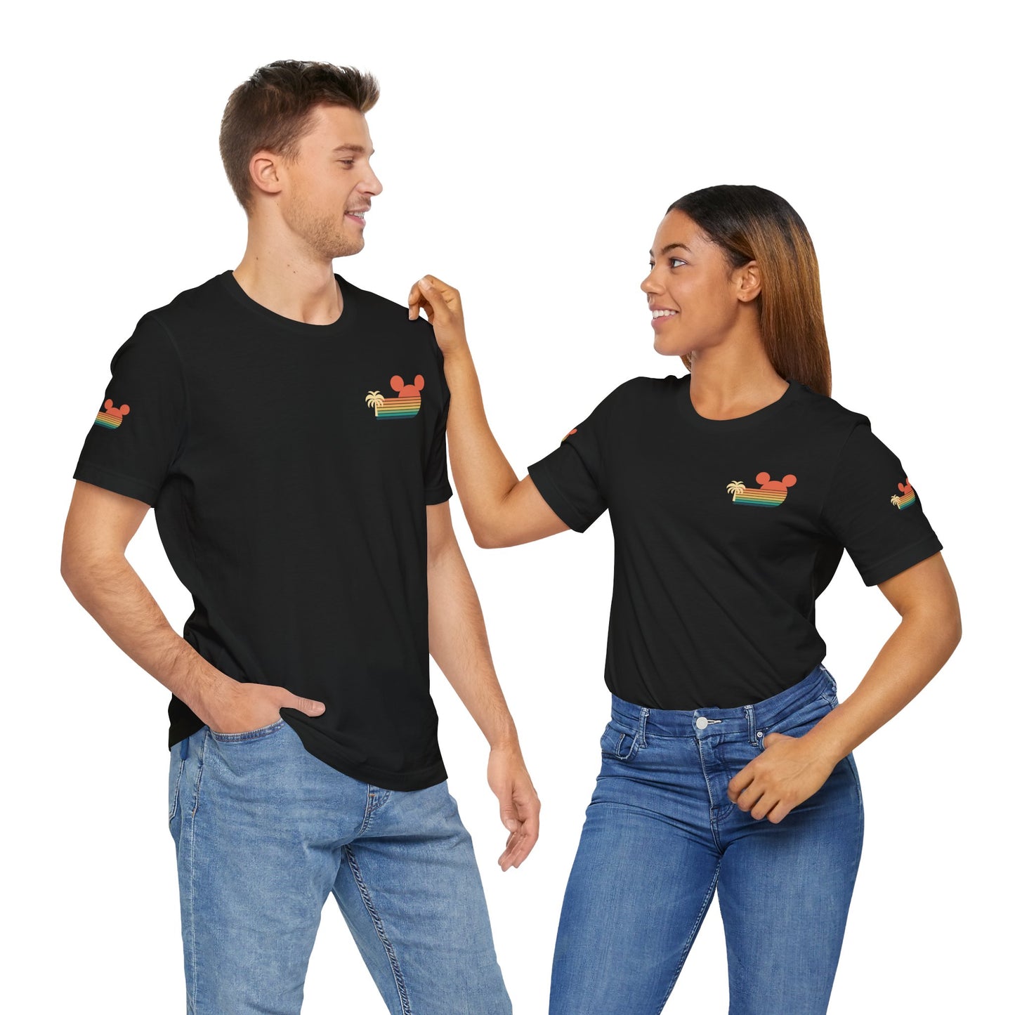 Retro Mickey Mouse summertime Short Sleeve Tee - Unisex Jersey T-Shirt