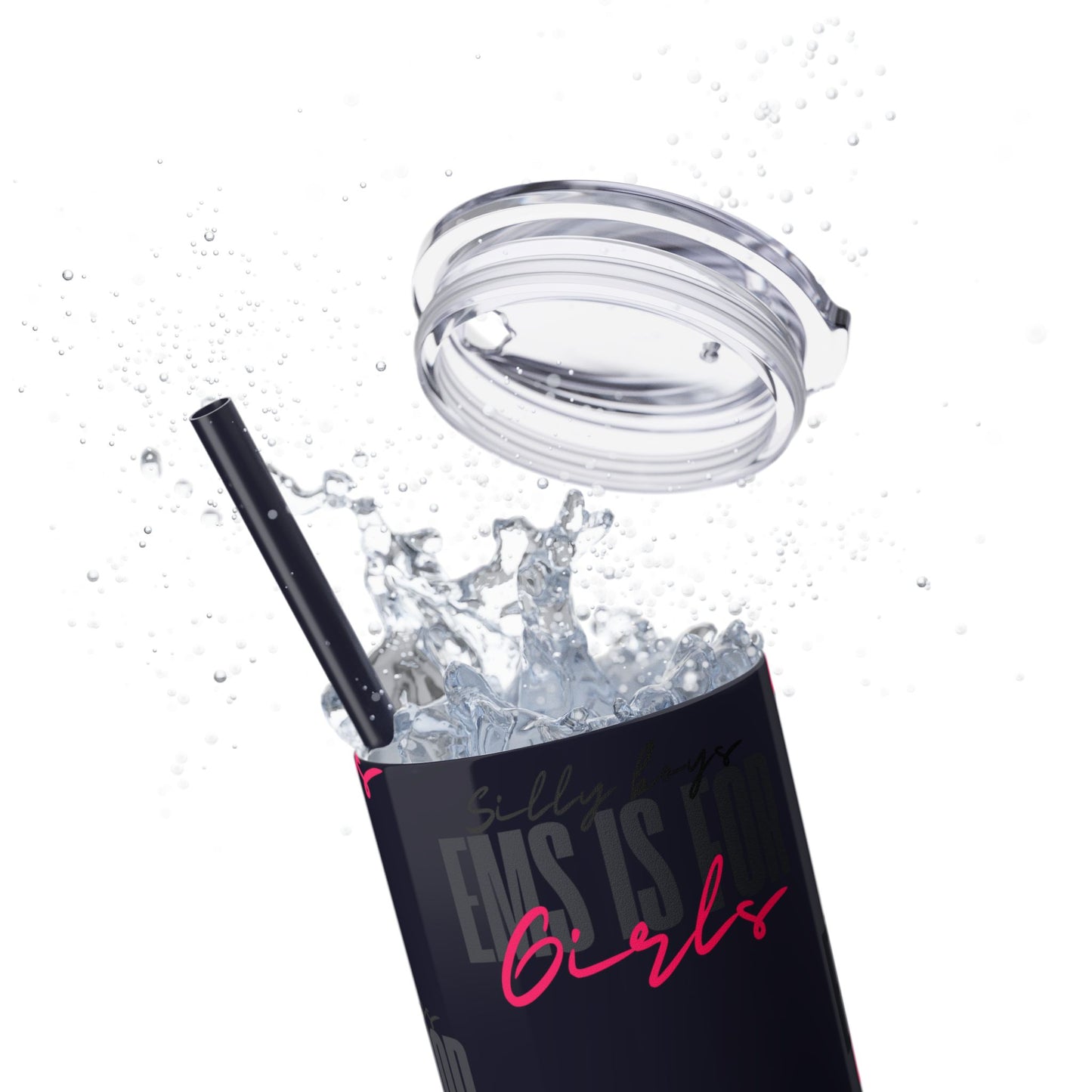 Silly Boys Skinny Tumbler with Straw, 20oz - Perfect Gift for EMT & Paramedics Celebrations