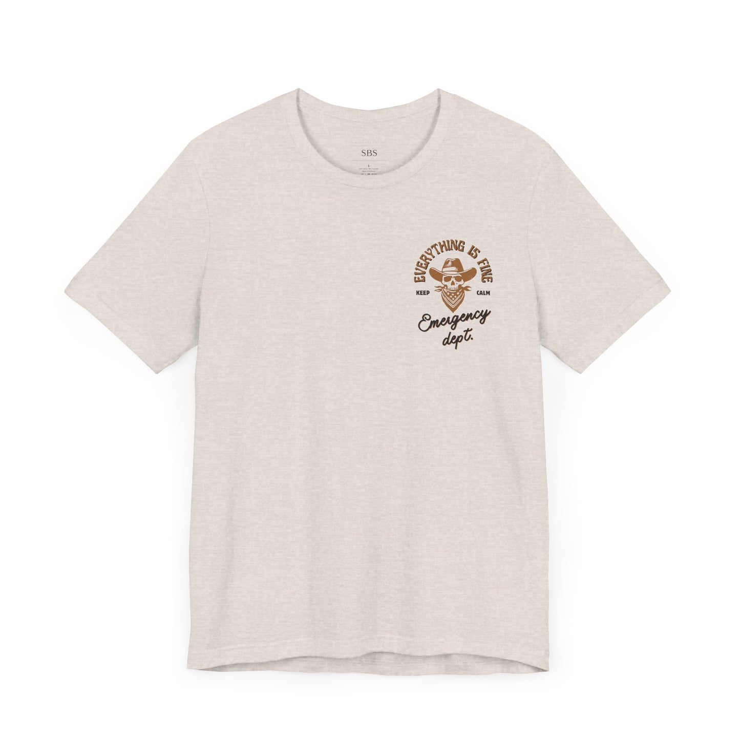 “Everything Is Fine” t Shirt| Emergency Department shirt| nurse shirt| Hospital Staff shirt| Paramedic| ED Tech|