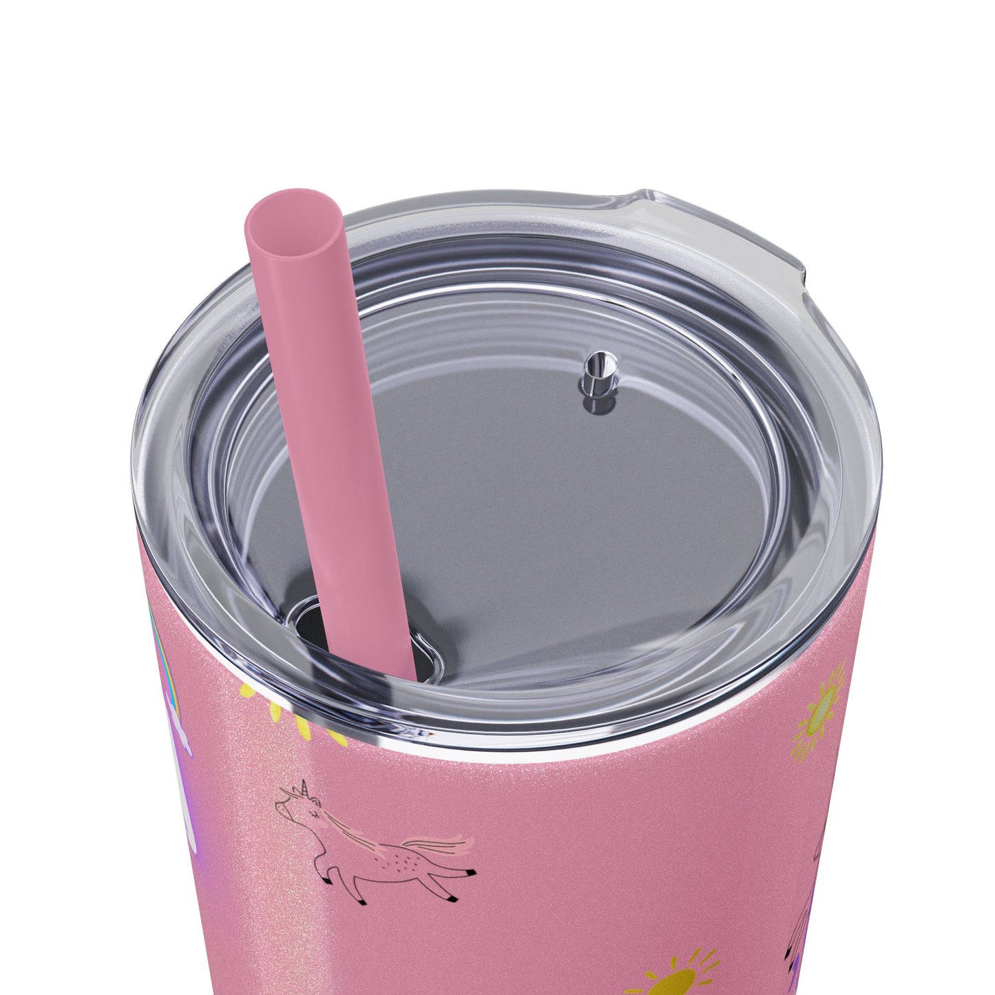 Motivational Unicorn Tumbler - 20oz "Livin' the Dream" funny gift for nurses, EMT’s, paramedics