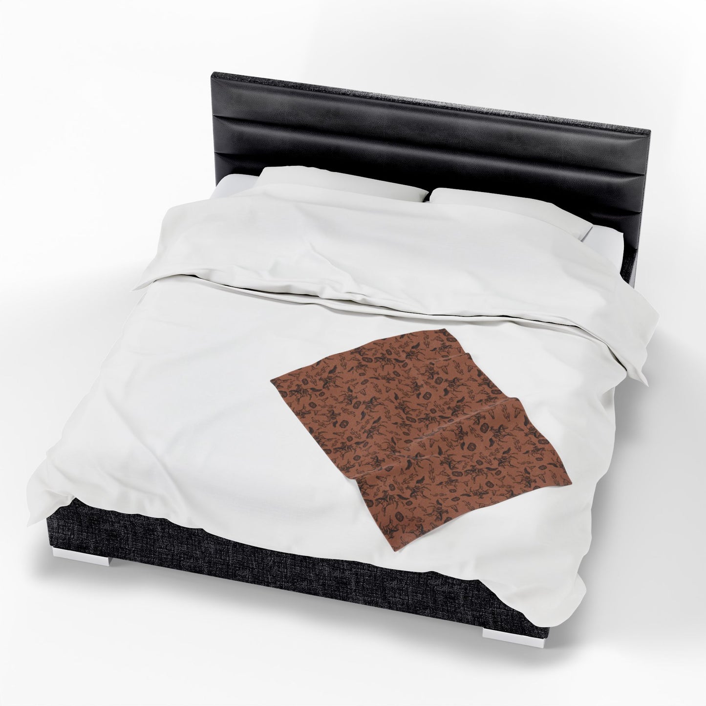 Cowgirl Rustic Western Velveteen blanket
