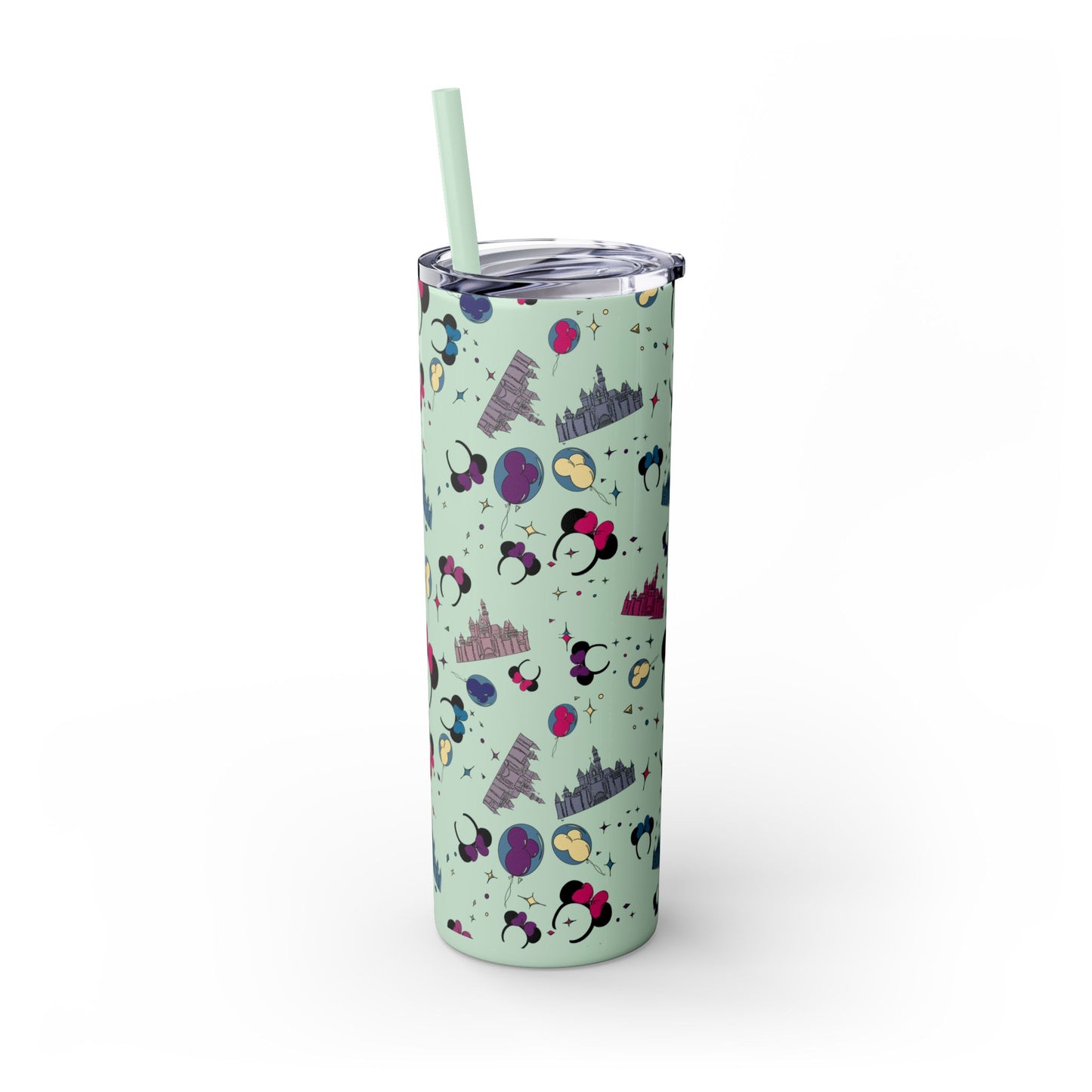 Disneyland Whimsical 20oz Skinny Tumbler with Disney Inspired Design
