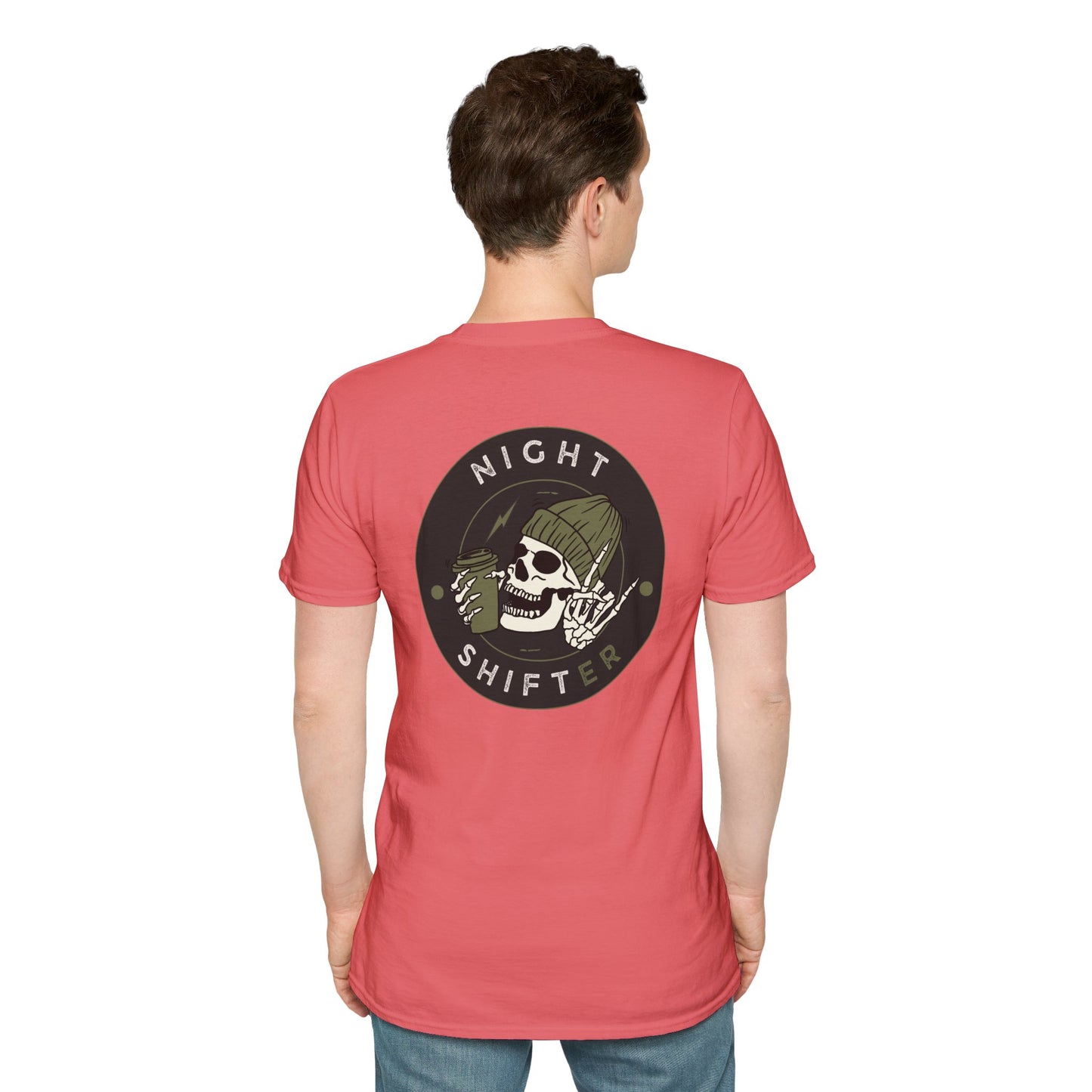 Night Shifter Skull T-Shirt | Unisex graphic tee for nurses| EMT | Paramedic| Spooky Vibes