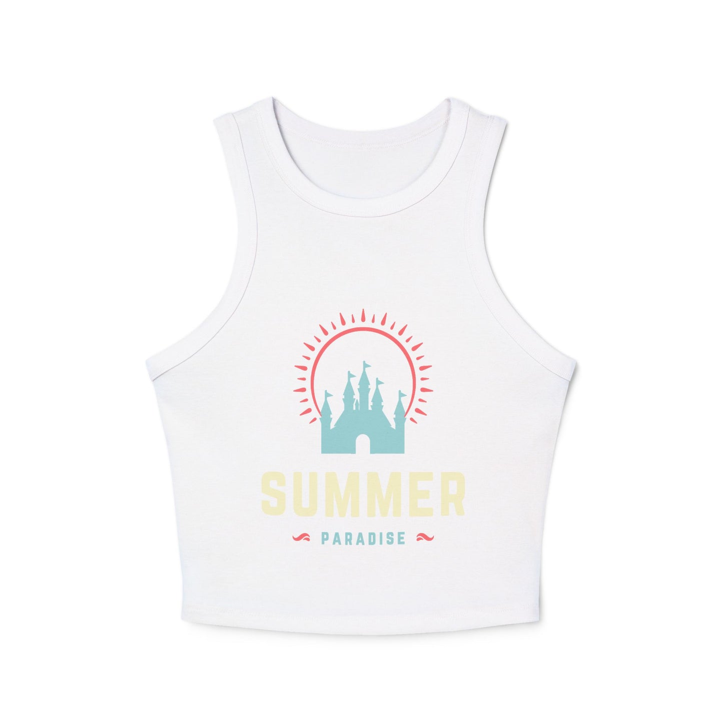 Retro Mickey Mouse Racer Tank Top - Perfect for Summer Vibes