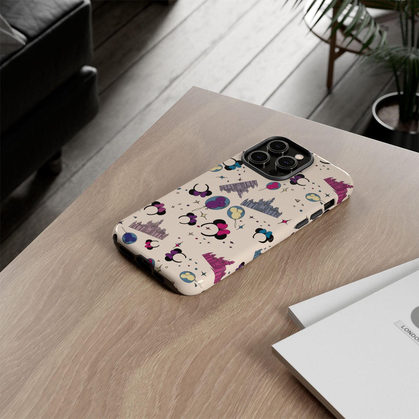 Whimsical Phone Case - Colorful Disney-Inspired Design
