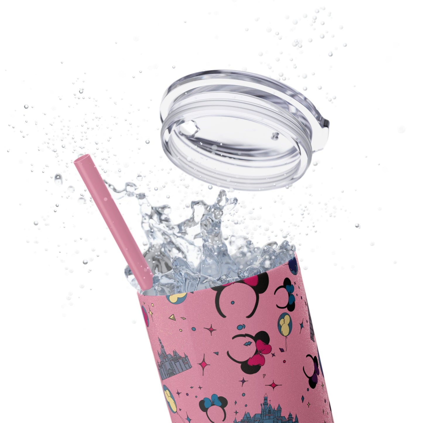 Disneyland Whimsical 20oz Skinny Tumbler with Disney Inspired Design