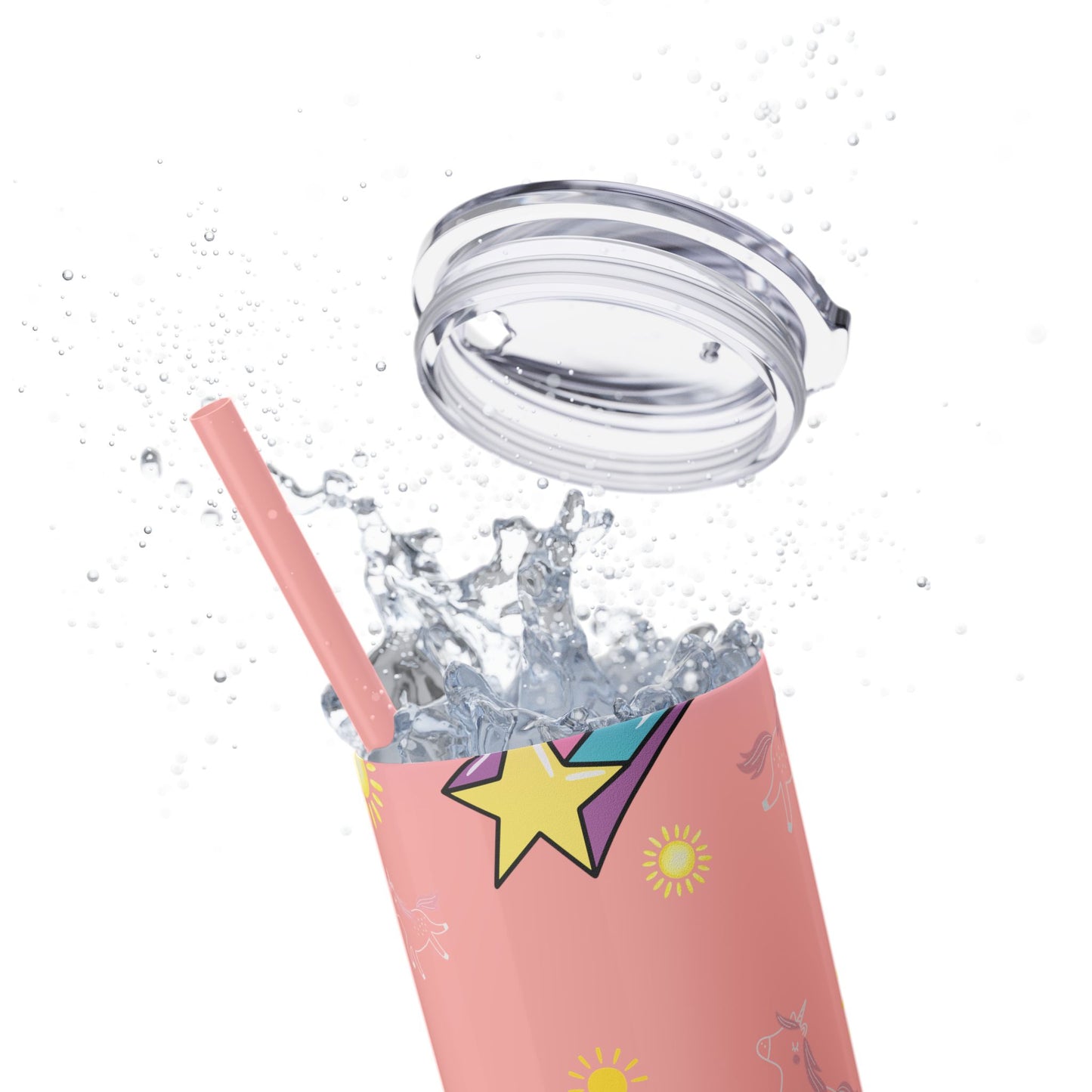 Living the Dream Skinny Tumbler with Straw - 20oz Inspirational Drinkware funny gift for nurses, EMT’s, paramedics, teachers
