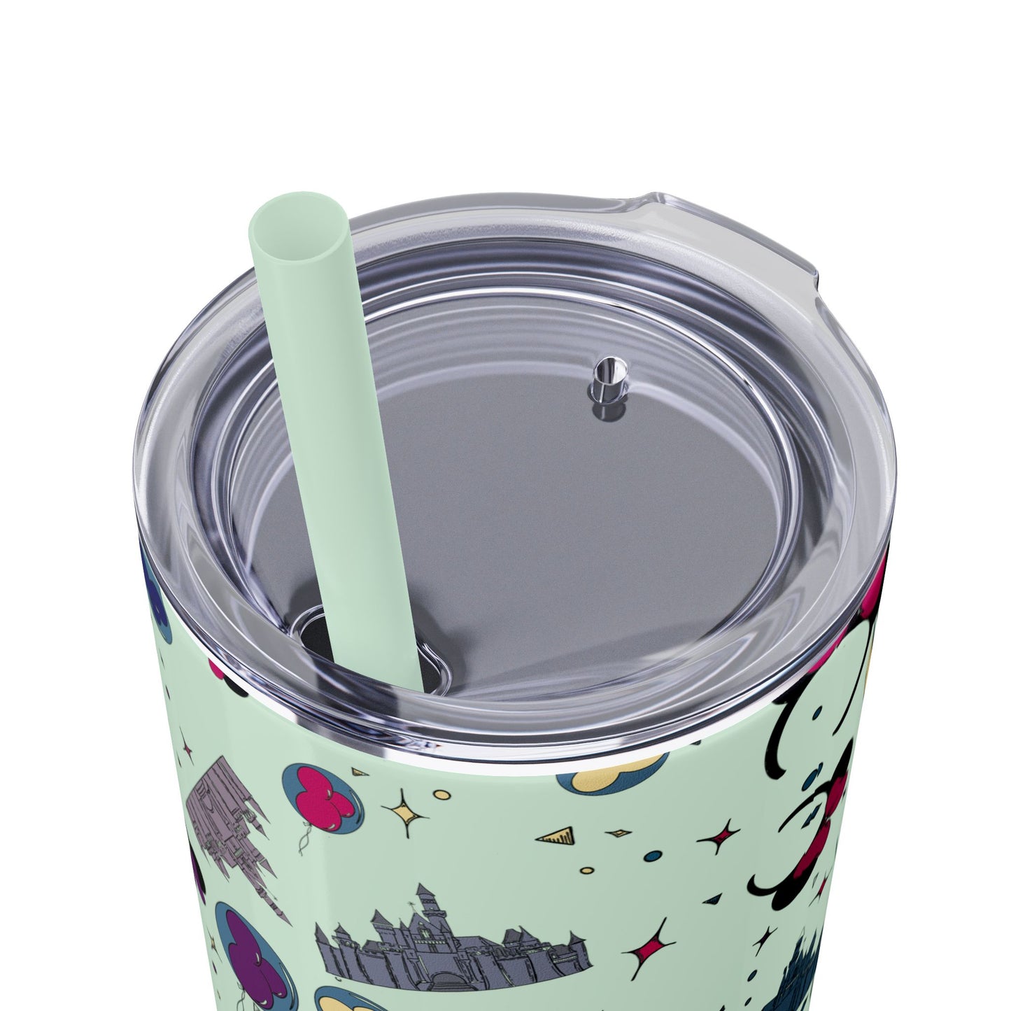 Disneyland Whimsical 20oz Skinny Tumbler with Disney Inspired Design
