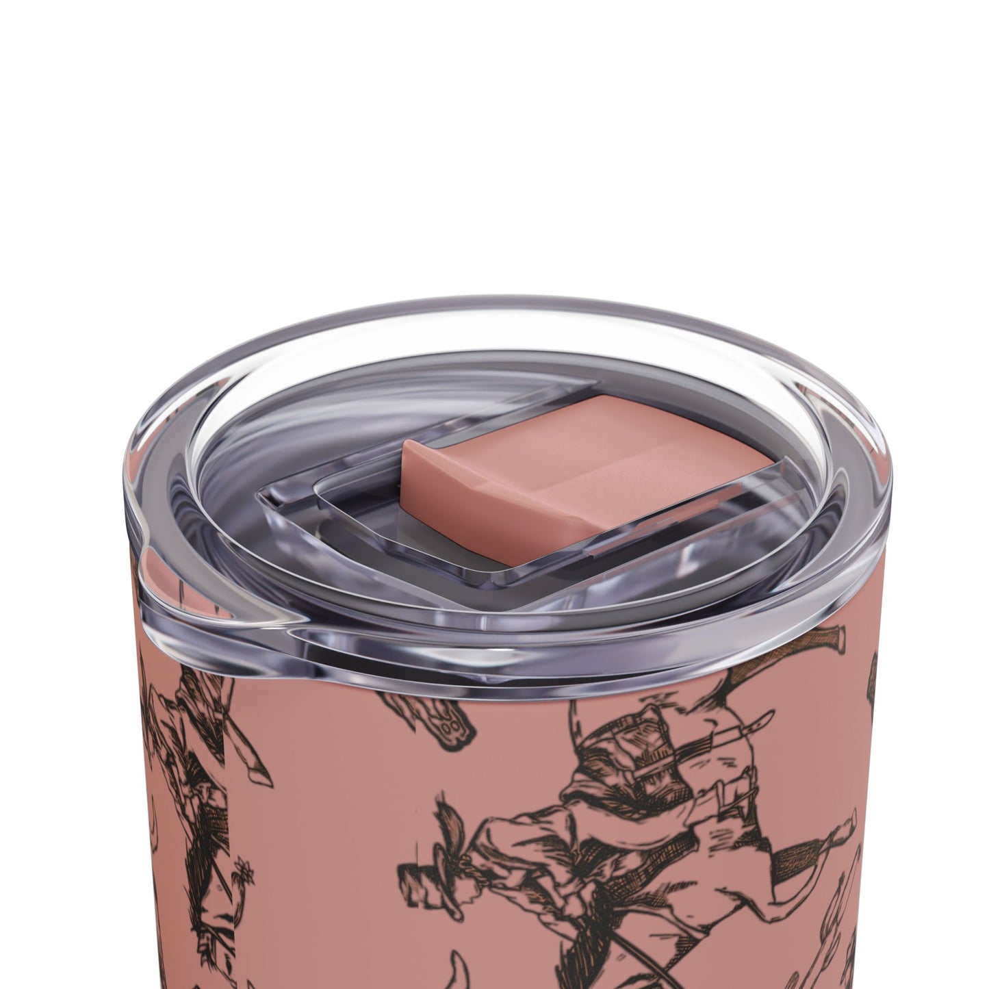 Wild West Adventure Tumbler - 20oz Matte Skinny Travel Mug with Cactus & Cowboy Design