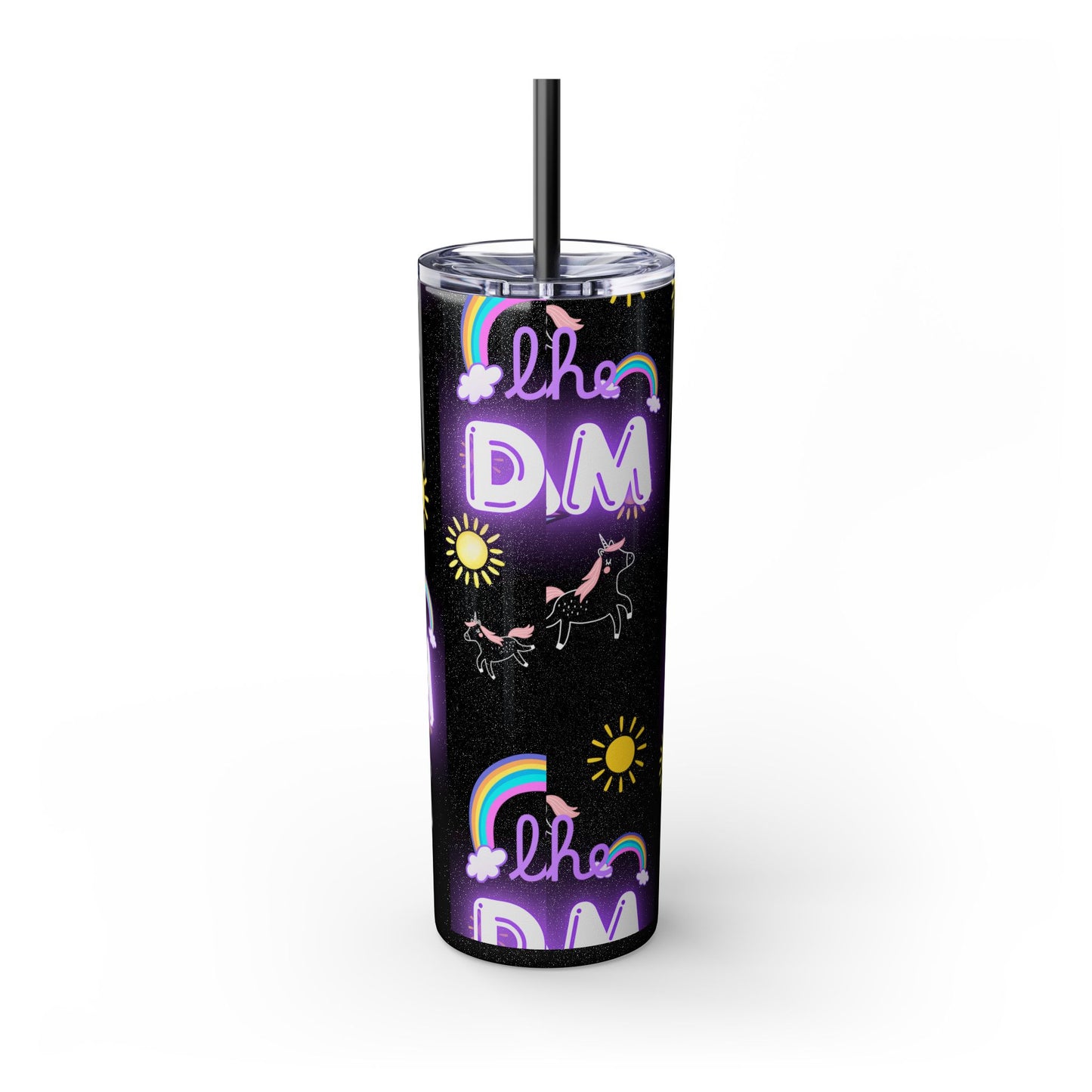 Living the Dream Skinny Tumbler with Straw - 20oz Inspirational Drinkware funny gift for nurses, EMT’s, paramedics, teachers