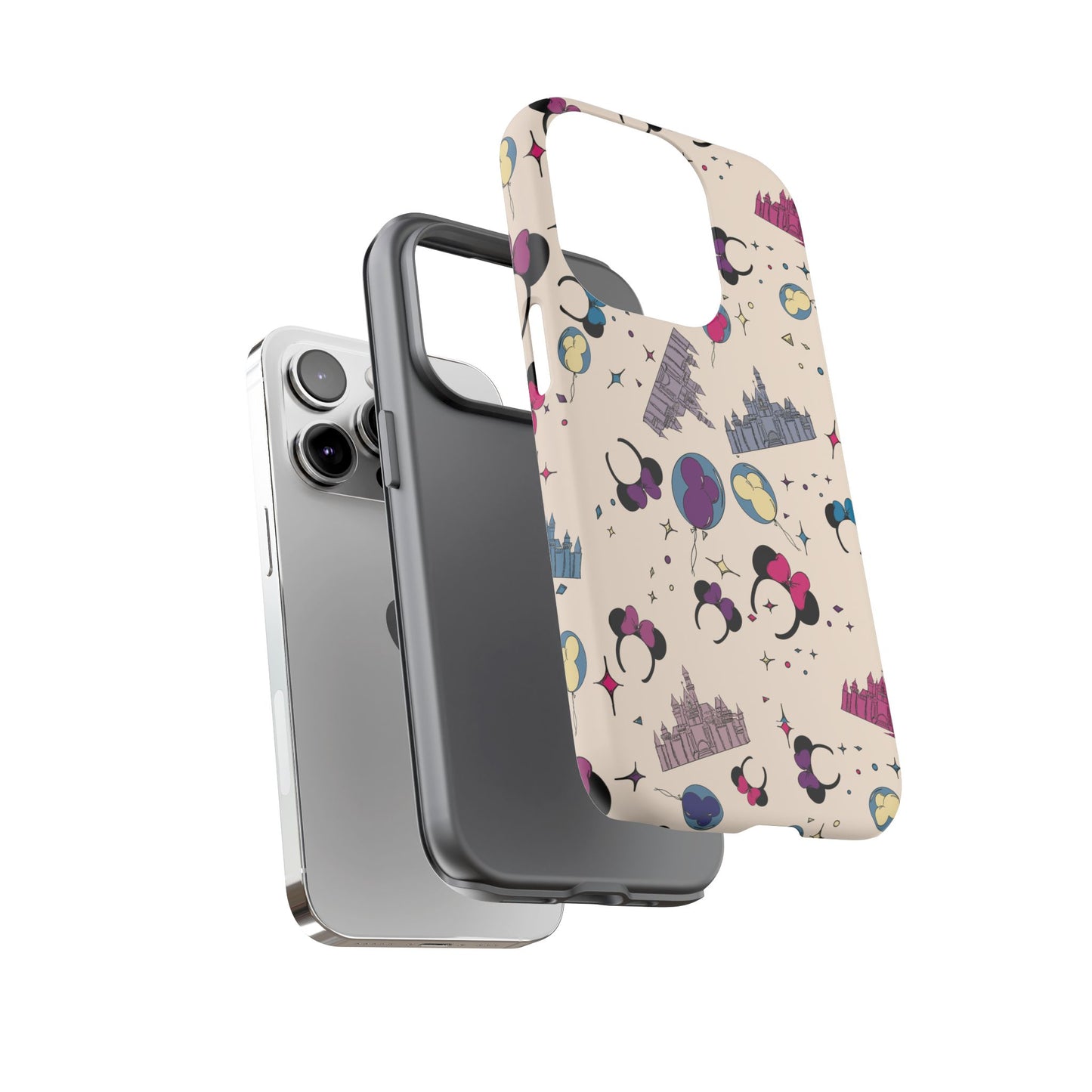 Whimsical Phone Case - Colorful Disney-Inspired Design