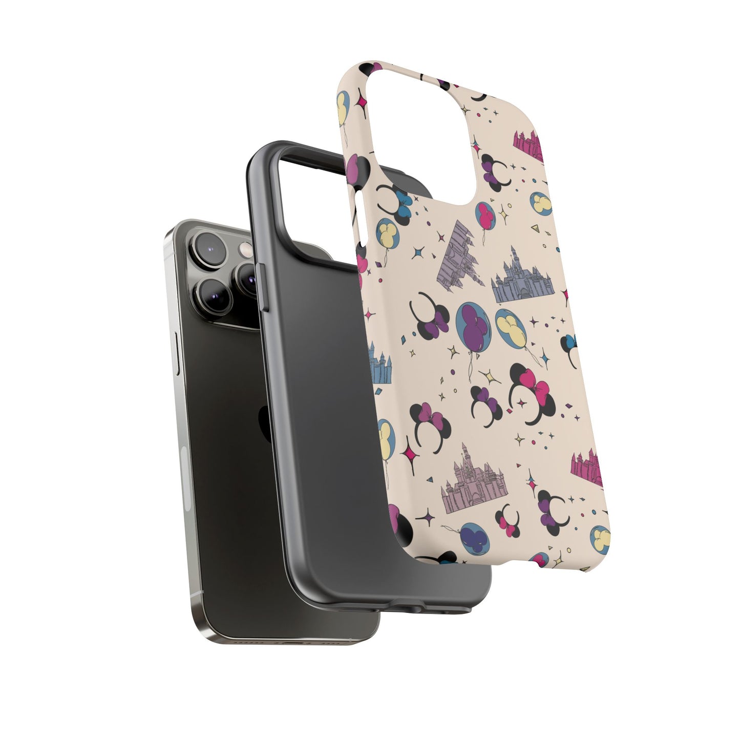 Whimsical Phone Case - Colorful Disney-Inspired Design