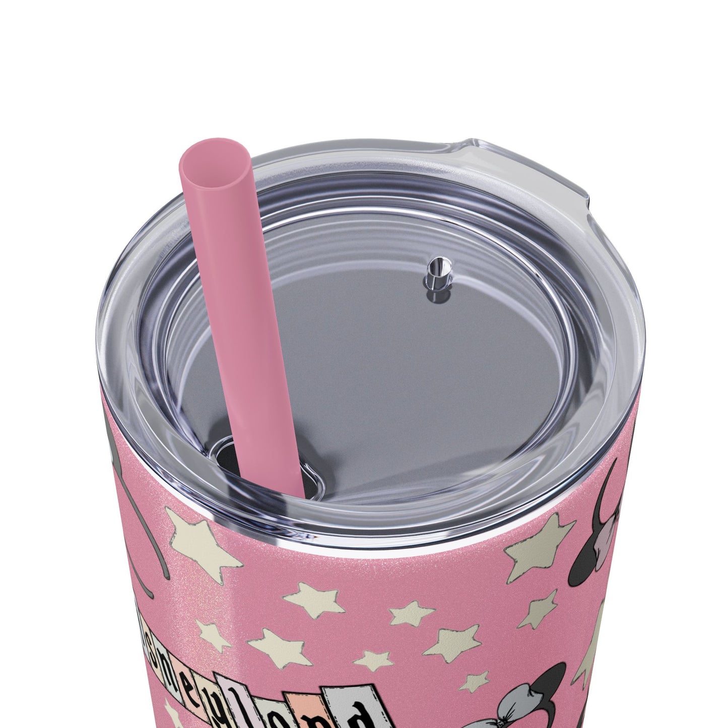 Disneyland Skinny Tumbler with Straw - 20oz - Cute Mickey Mouse Design for Theme Park Lovers