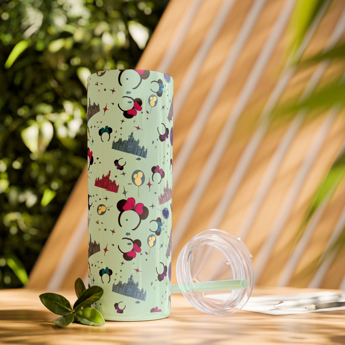 Disneyland Whimsical 20oz Skinny Tumbler with Disney Inspired Design