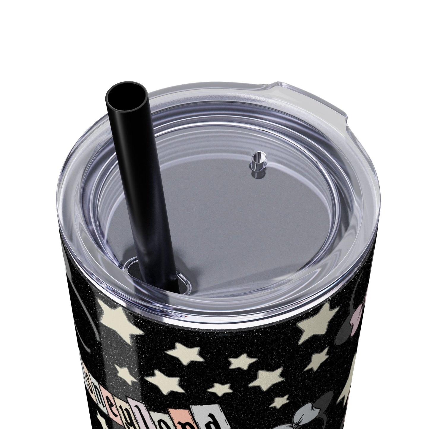 Disneyland Skinny Tumbler with Straw - 20oz - Cute Mickey Mouse Design for Theme Park Lovers