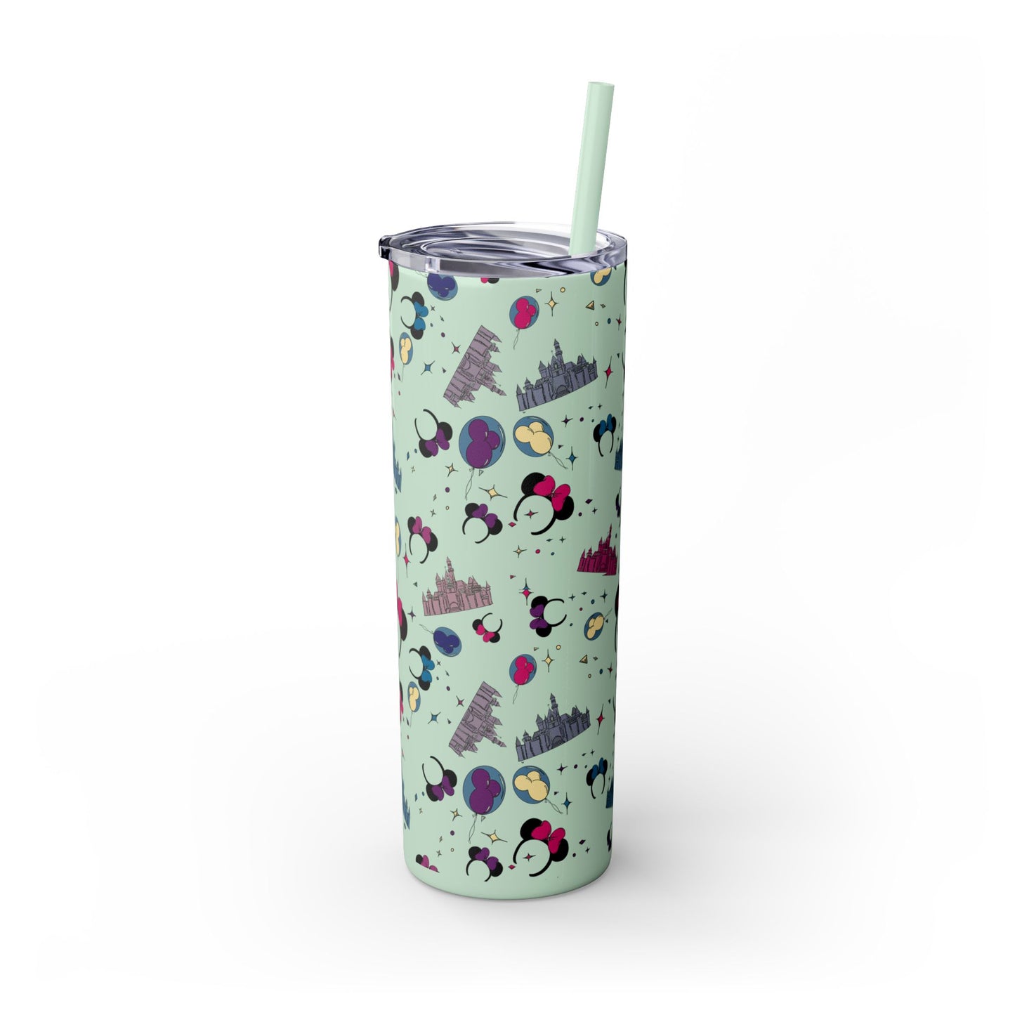Disneyland Whimsical 20oz Skinny Tumbler with Disney Inspired Design