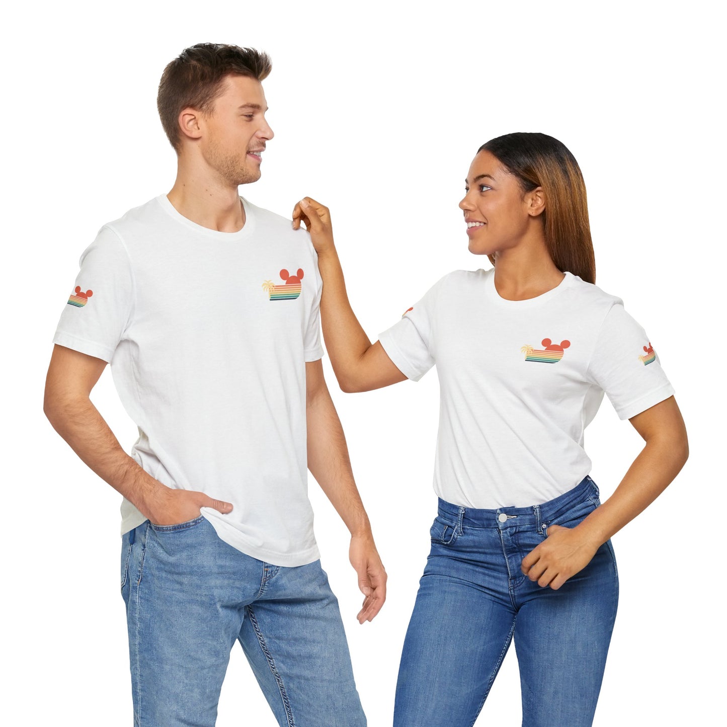 Retro Mickey Mouse summertime Short Sleeve Tee - Unisex Jersey T-Shirt