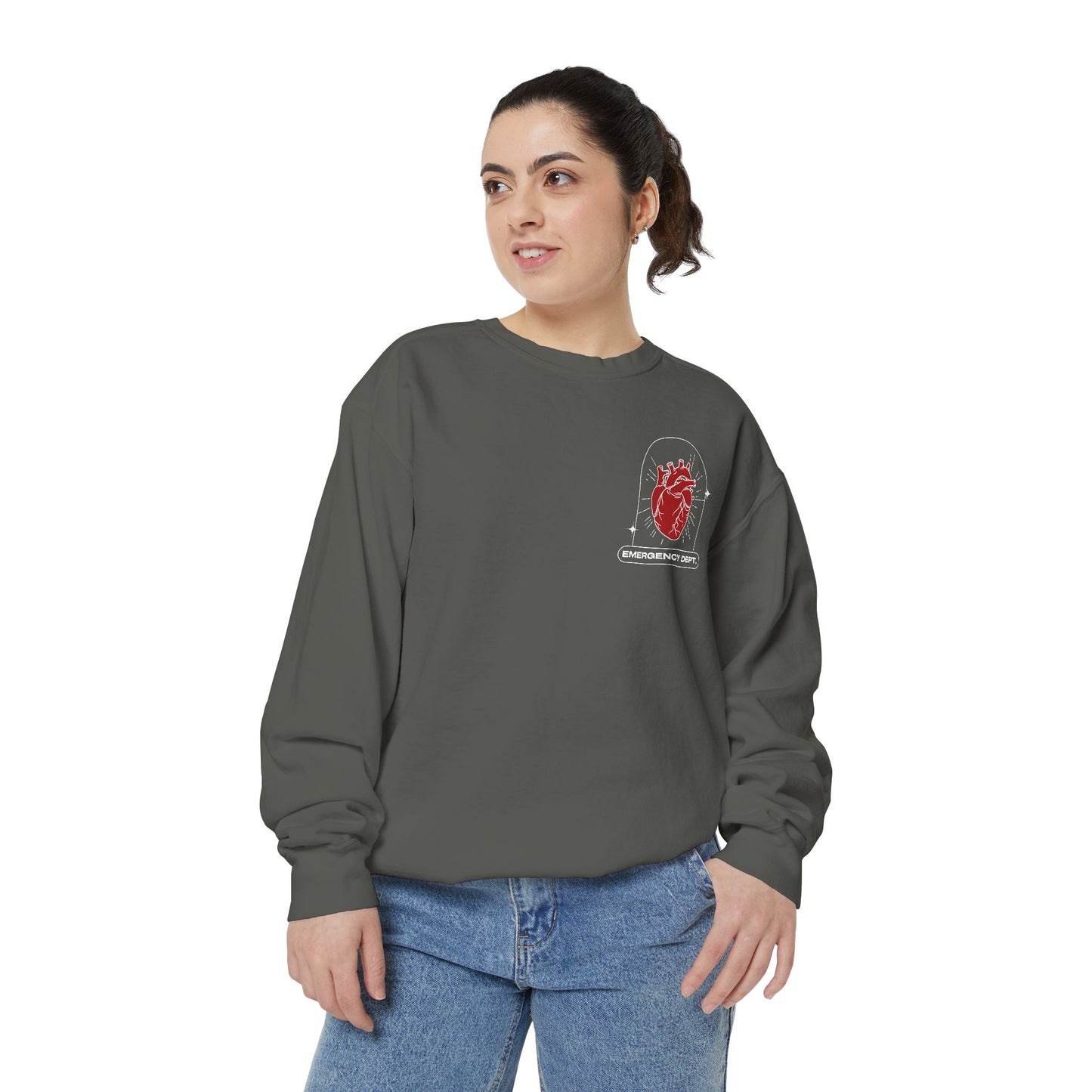 Emergency room sweatshirt| sweatshirt for nurses | emergency dept.