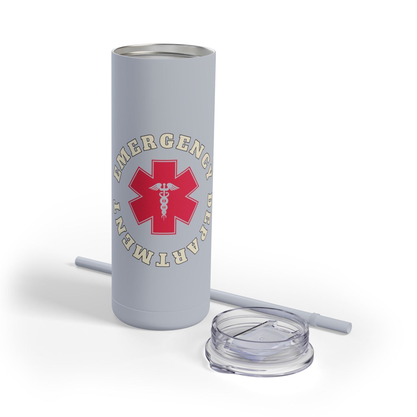 Emergency Department | EMS 20oz Skinny Tumbler - Matte Black