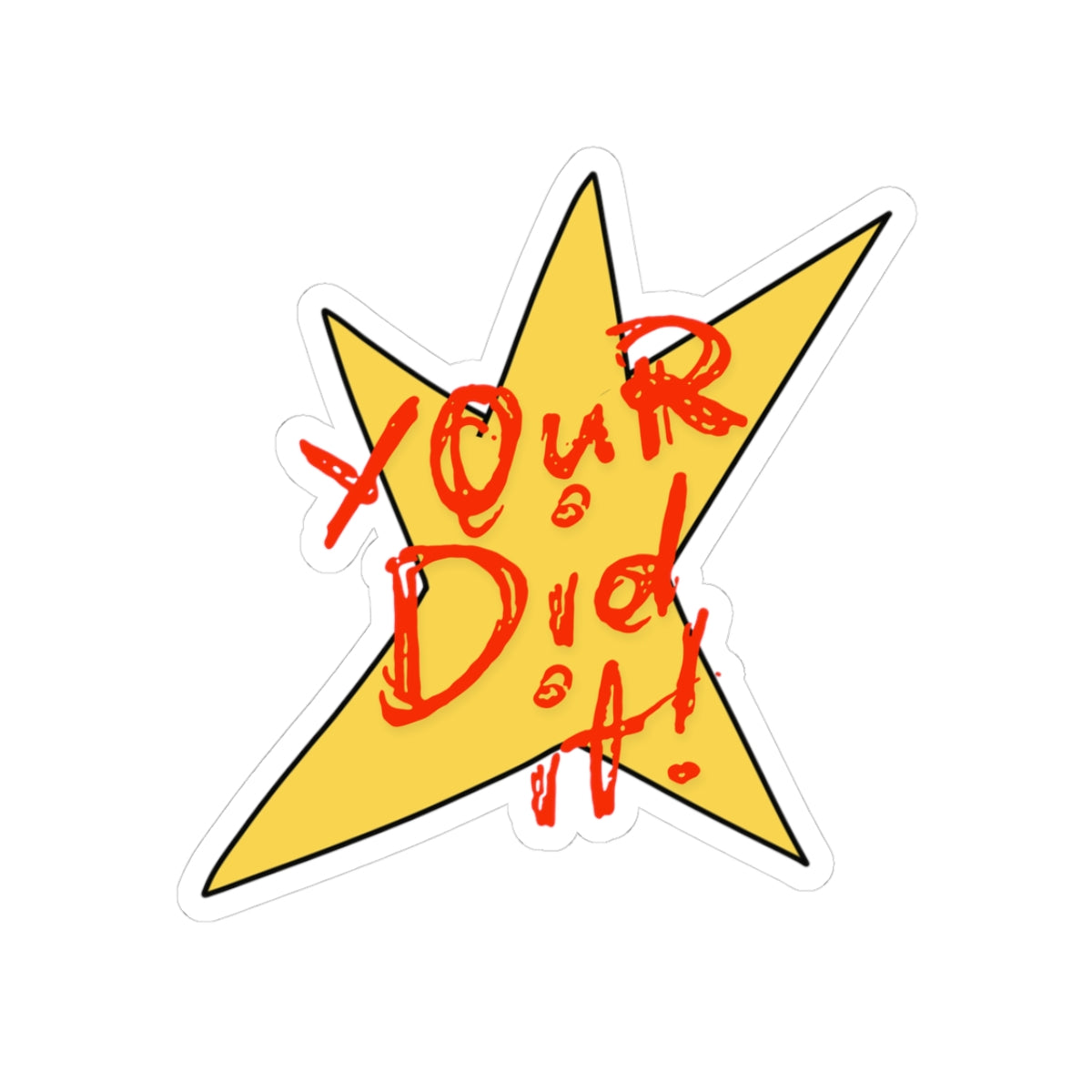 Sarcasm “your did it” stickers for idioms Kiss-Cut, Fun Decor, Laptop Accessories, DIY Projects, Gifting