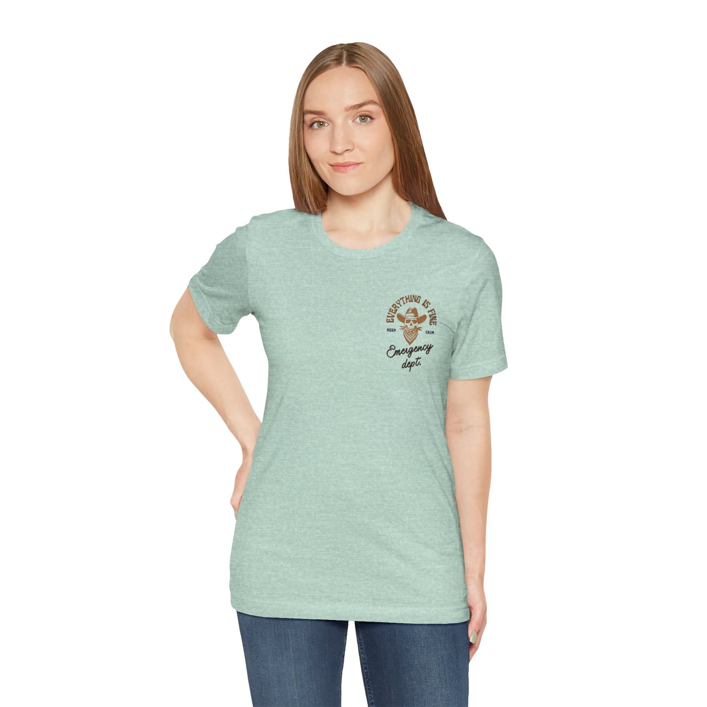 “Everything Is Fine” t Shirt| Emergency Department shirt| nurse shirt| Hospital Staff shirt| Paramedic| ED Tech|