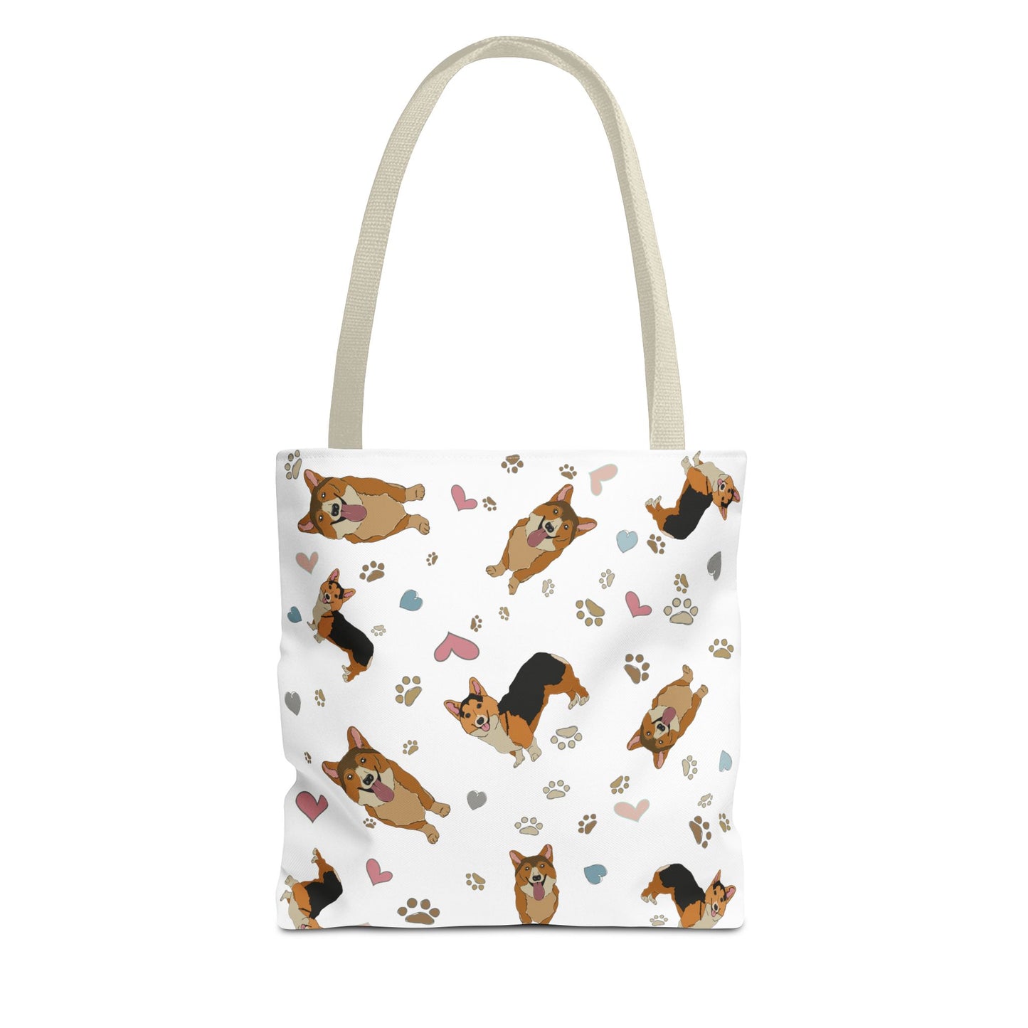 Playful Corgi Tote Bag – Perfect for Dog Lovers