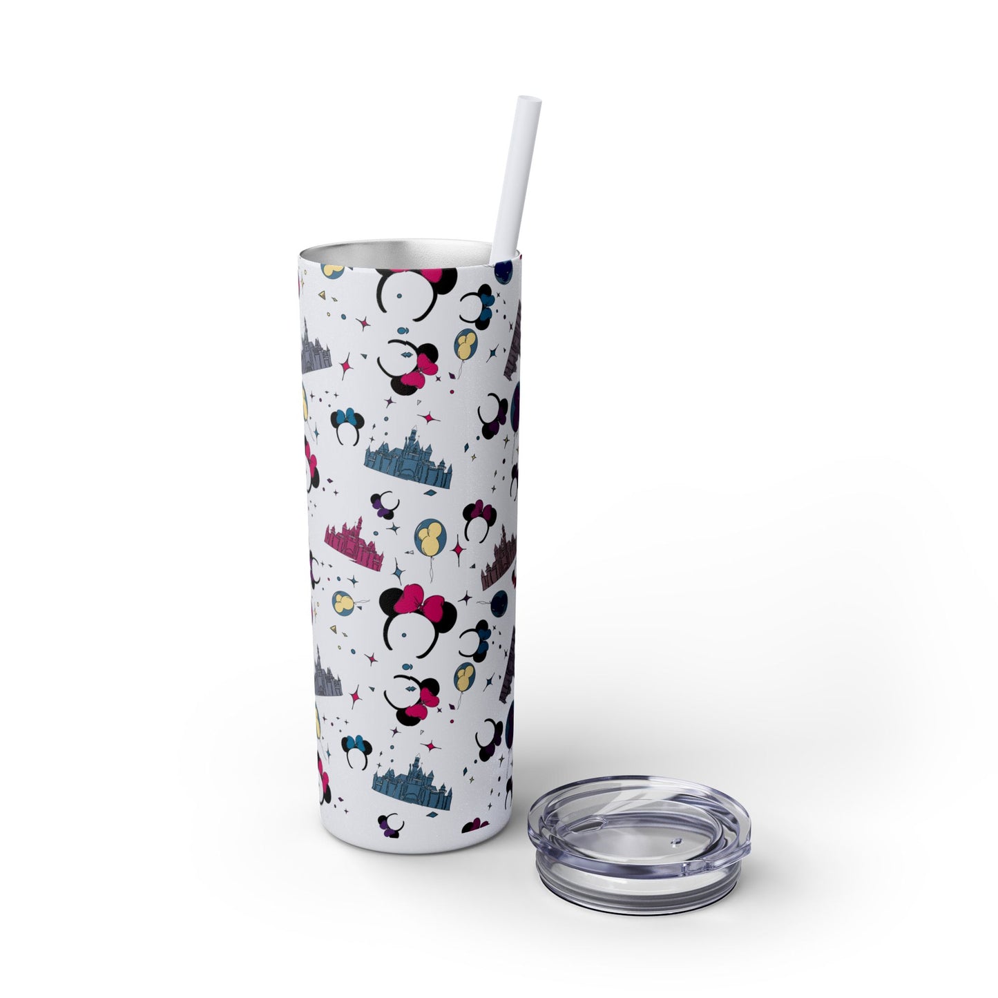 Disneyland Whimsical 20oz Skinny Tumbler with Disney Inspired Design