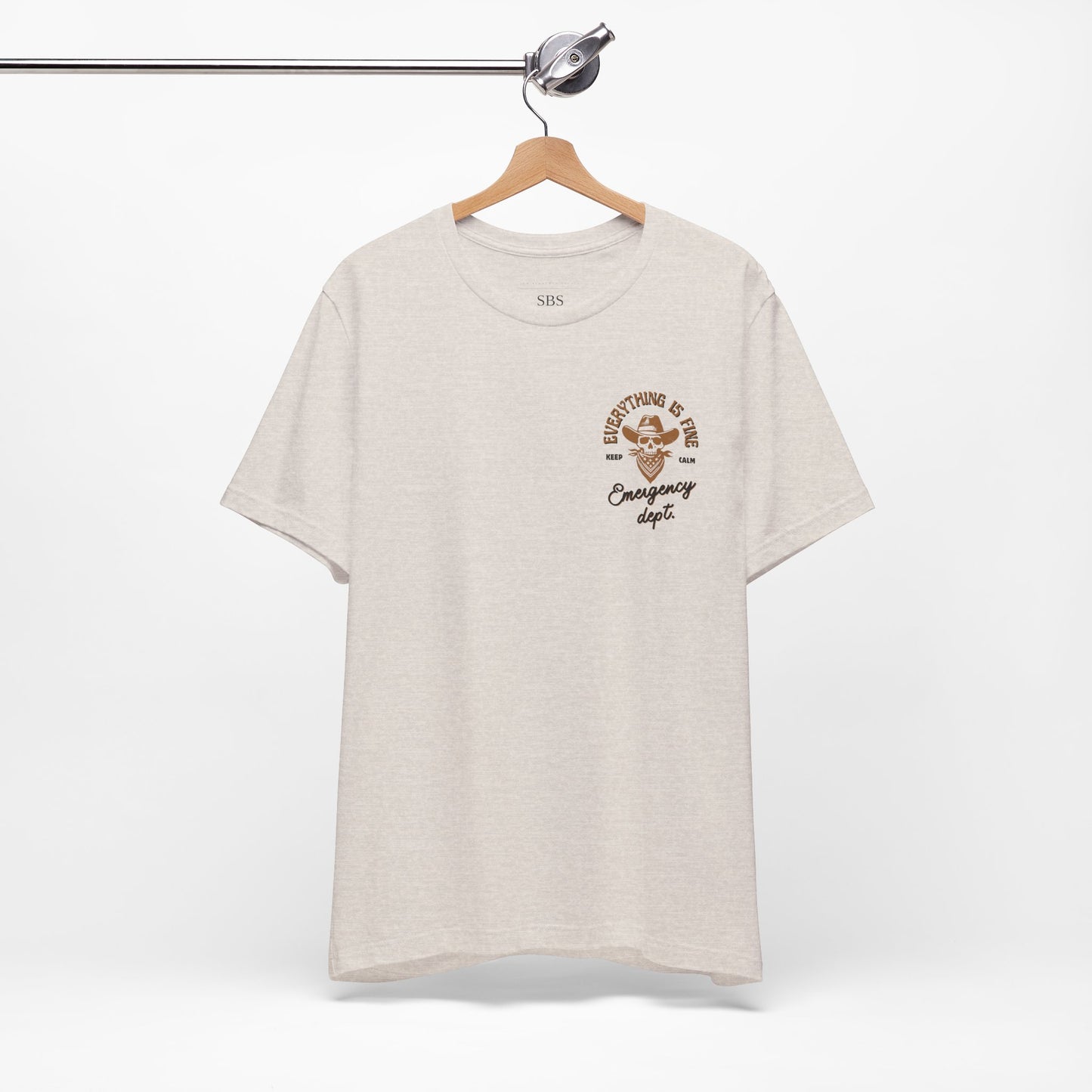 “Everything Is Fine” t Shirt| Emergency Department shirt| nurse shirt| Hospital Staff shirt| Paramedic| ED Tech|