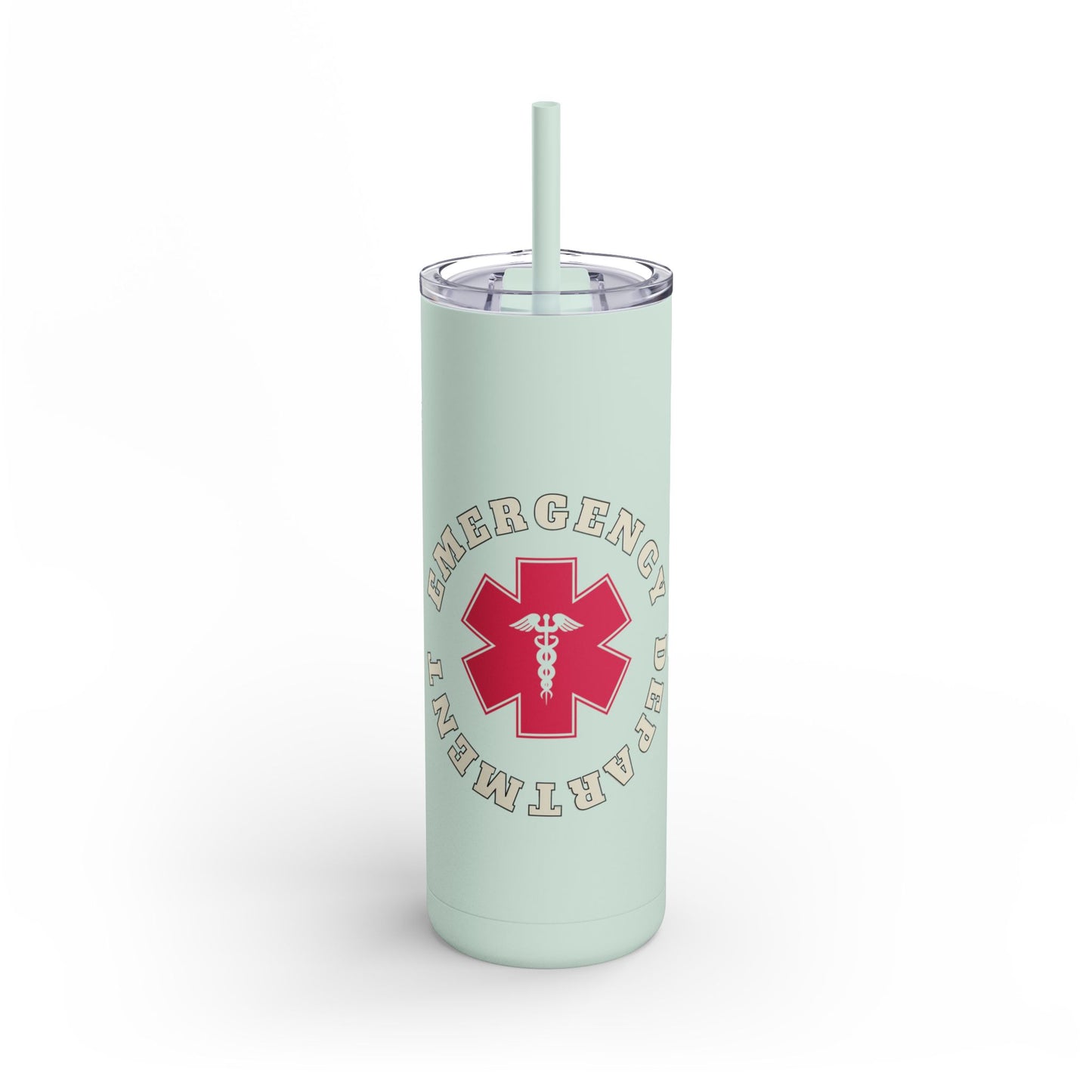 Emergency Department | EMS 20oz Skinny Tumbler - Matte Black