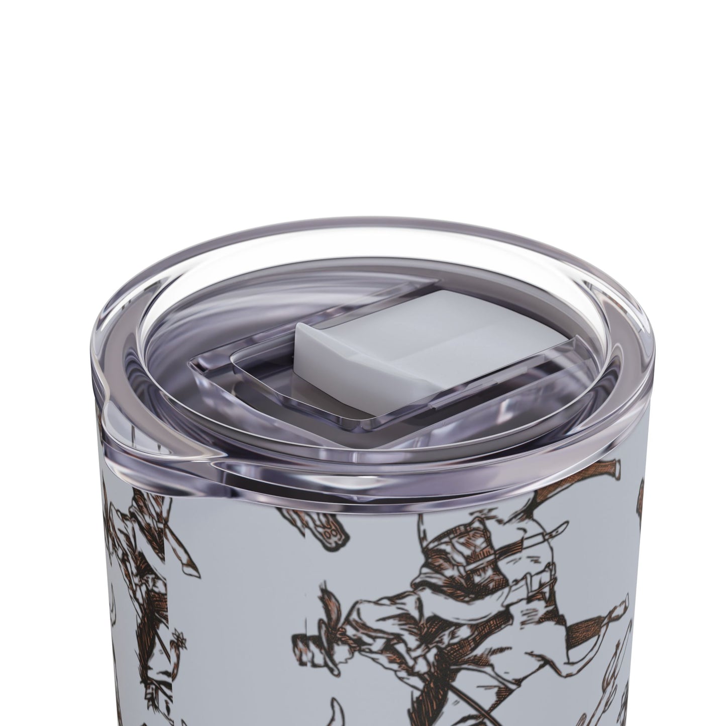 Wild West Adventure Tumbler - 20oz Matte Skinny Travel Mug with Cactus & Cowboy Design