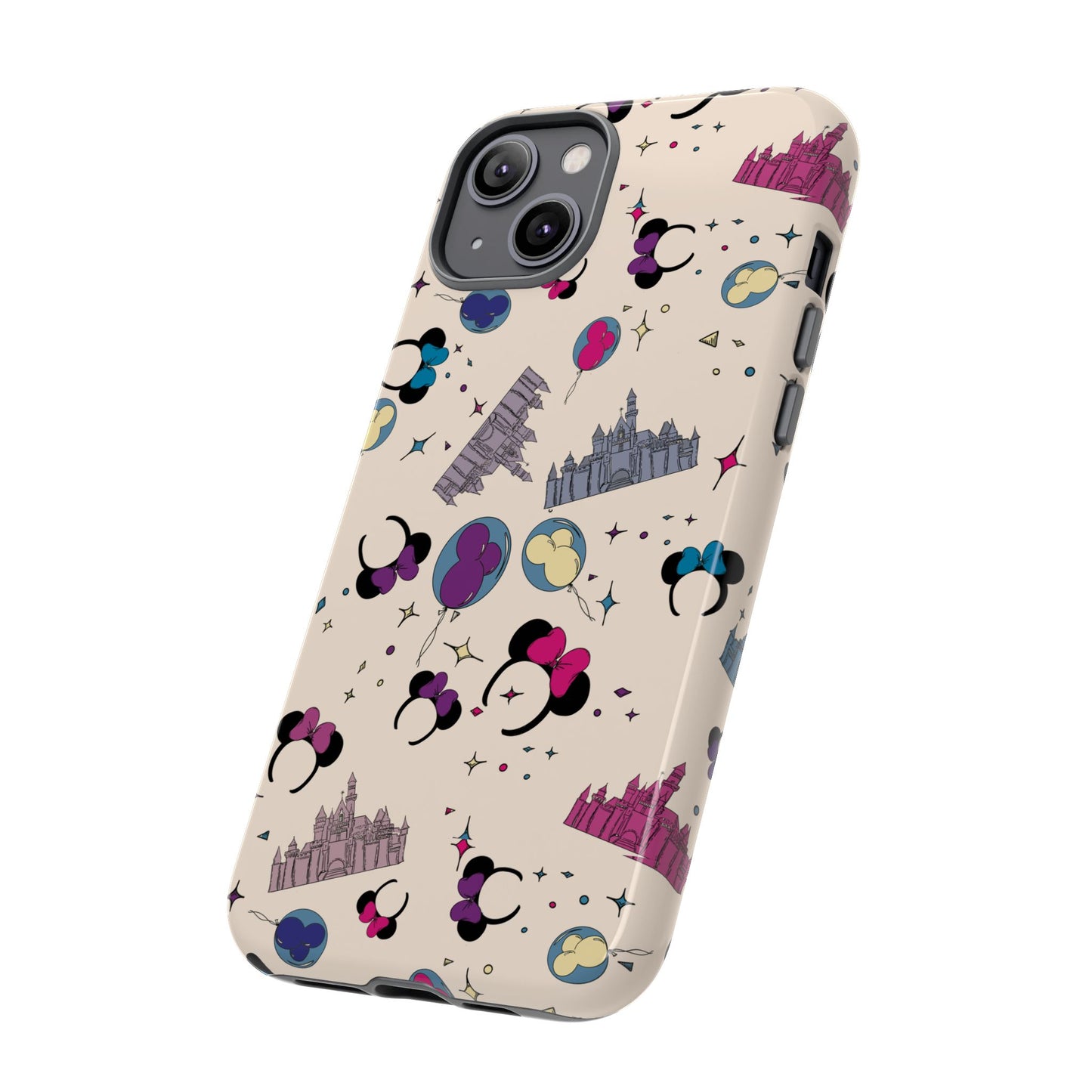 Whimsical Phone Case - Colorful Disney-Inspired Design