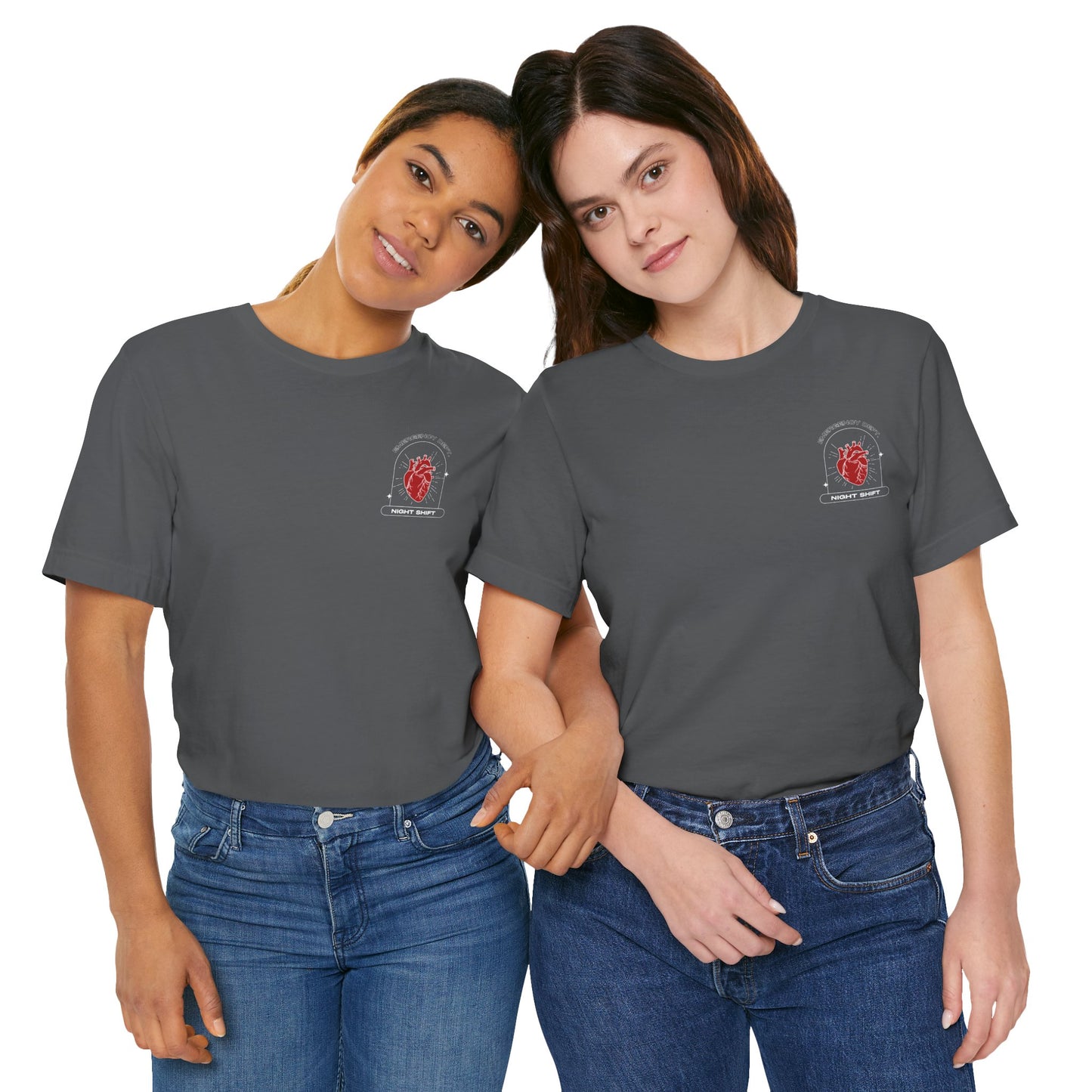 Emergency Department Printed Unisex Tee - Casual Comfort, Gift for Heart Lovers, Everyday Wear, Unique Style, Casual T-Shirt
