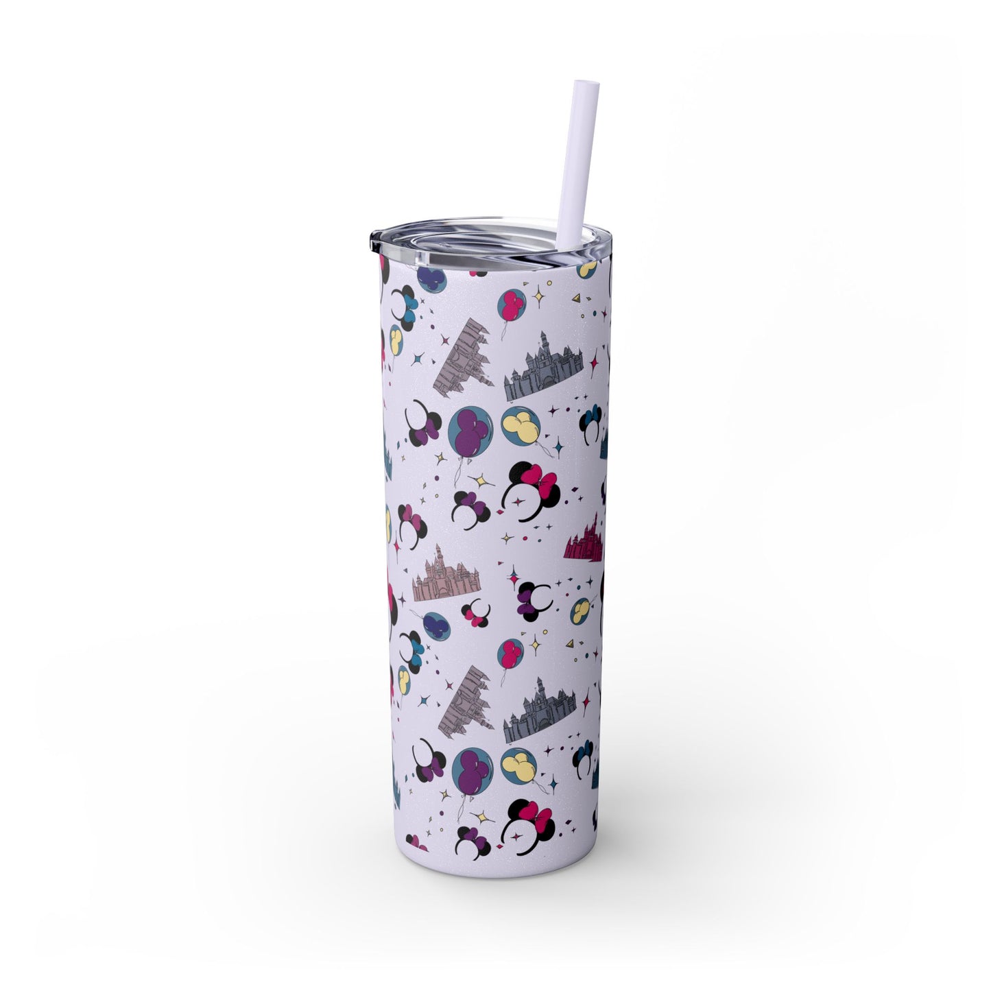 Disneyland Whimsical 20oz Skinny Tumbler with Disney Inspired Design