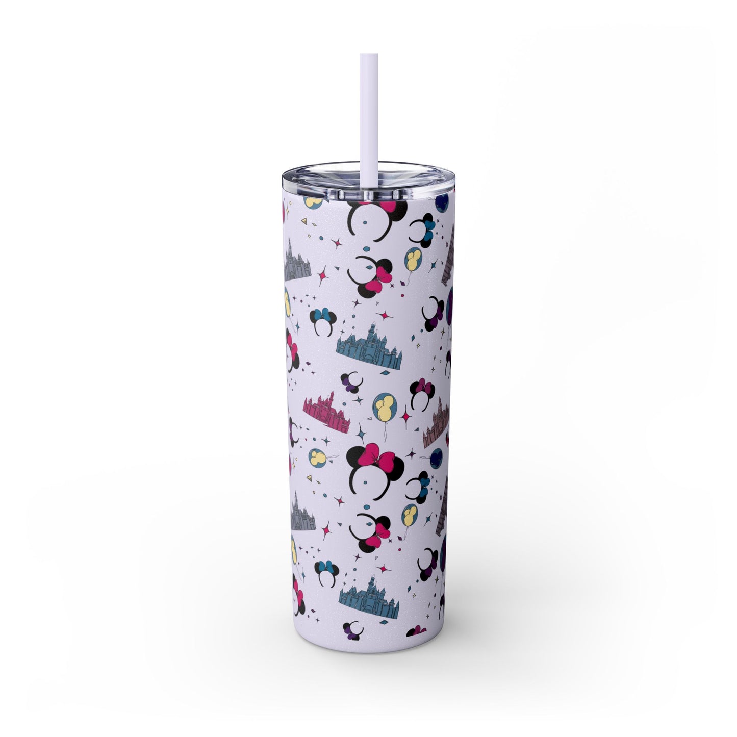 Disneyland Whimsical 20oz Skinny Tumbler with Disney Inspired Design