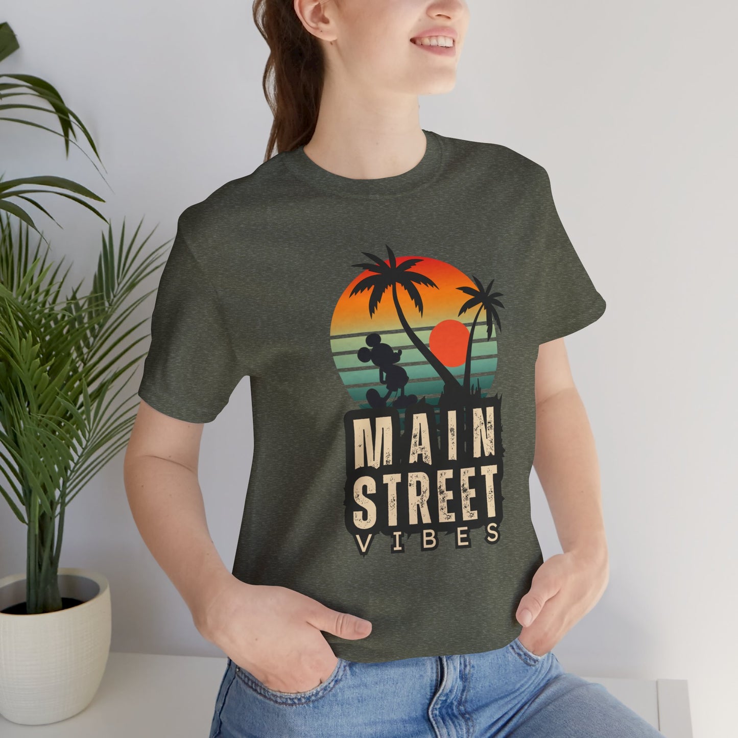 Main Street Vibes| Disneyland Tshirt| DisneyWorld| Unisex Graphic Tee| Vacation shirt